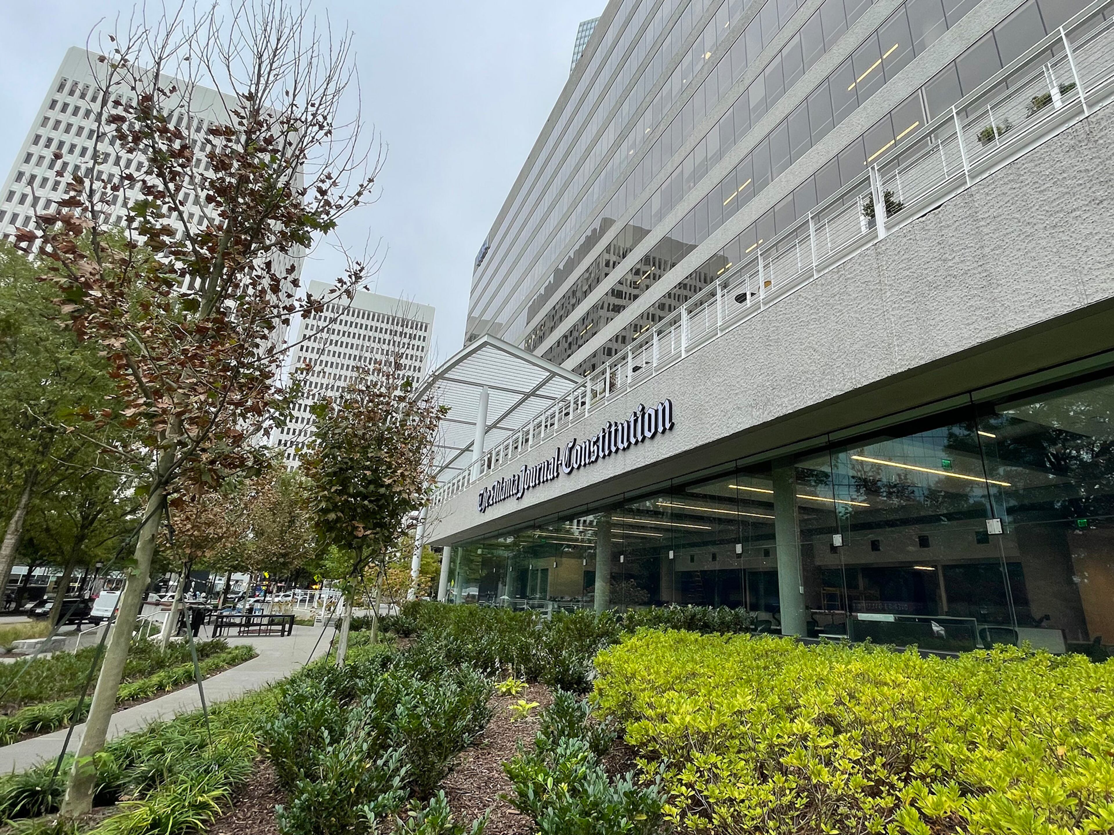 The Atlanta Journal-Constitution moves to the Promenade Central building in Midtown in the fall of 2024. It's the first time that the paper will call Peachtree Street home. (Pete Corson/AJC)