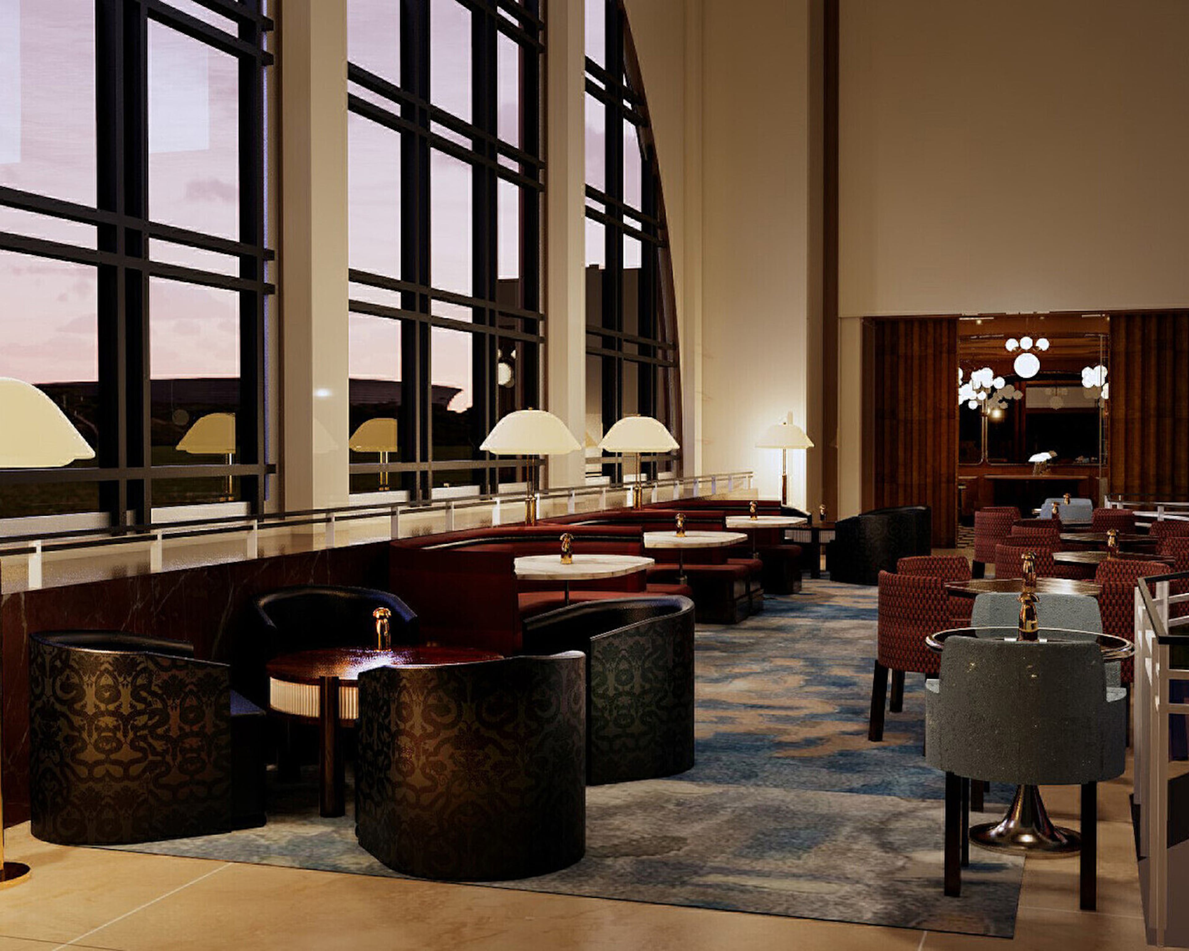 French restaurant Brasserie Margot is located in the Four Seasons Hotel Atlanta. (Rendering courtesy of Smith Hanes Studio)