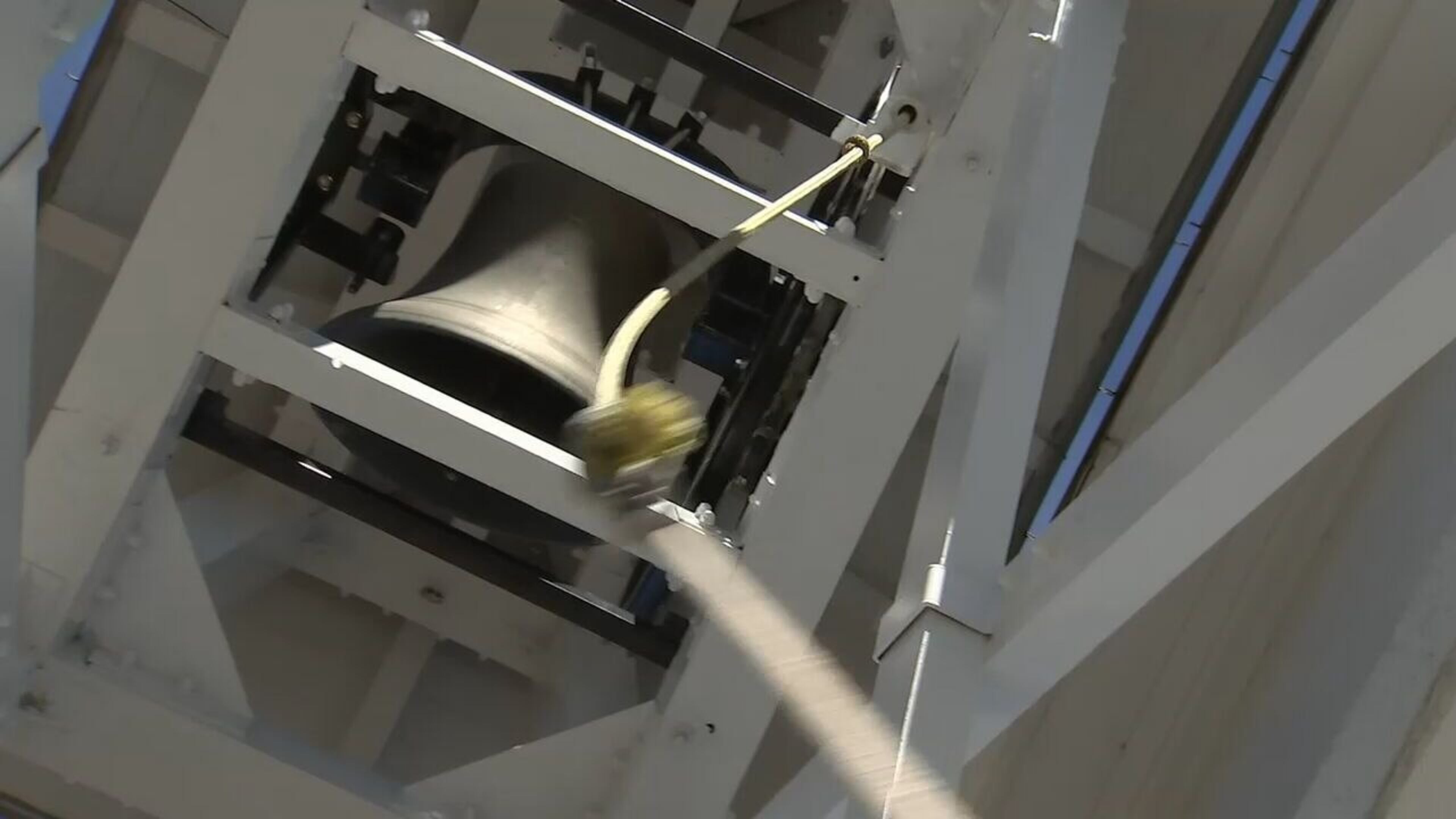 UGA students have celebrated football wins for more than a century by ringing the university's Chapel Bell. Repairs were completed ahead of schedule, allowing the bell to ring Saturday although earlier reports said it would be silent. (AJC File)