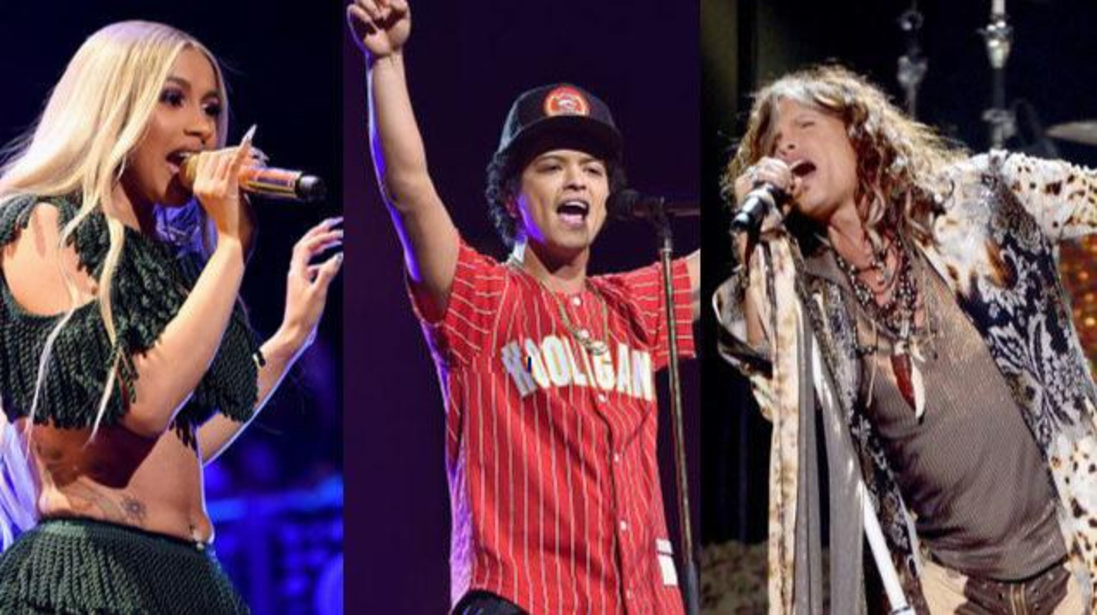 Cardi B, Bruno Mars and Aerosmith are among dozens of artists performing in Atlanta for Super Bowl weekend.