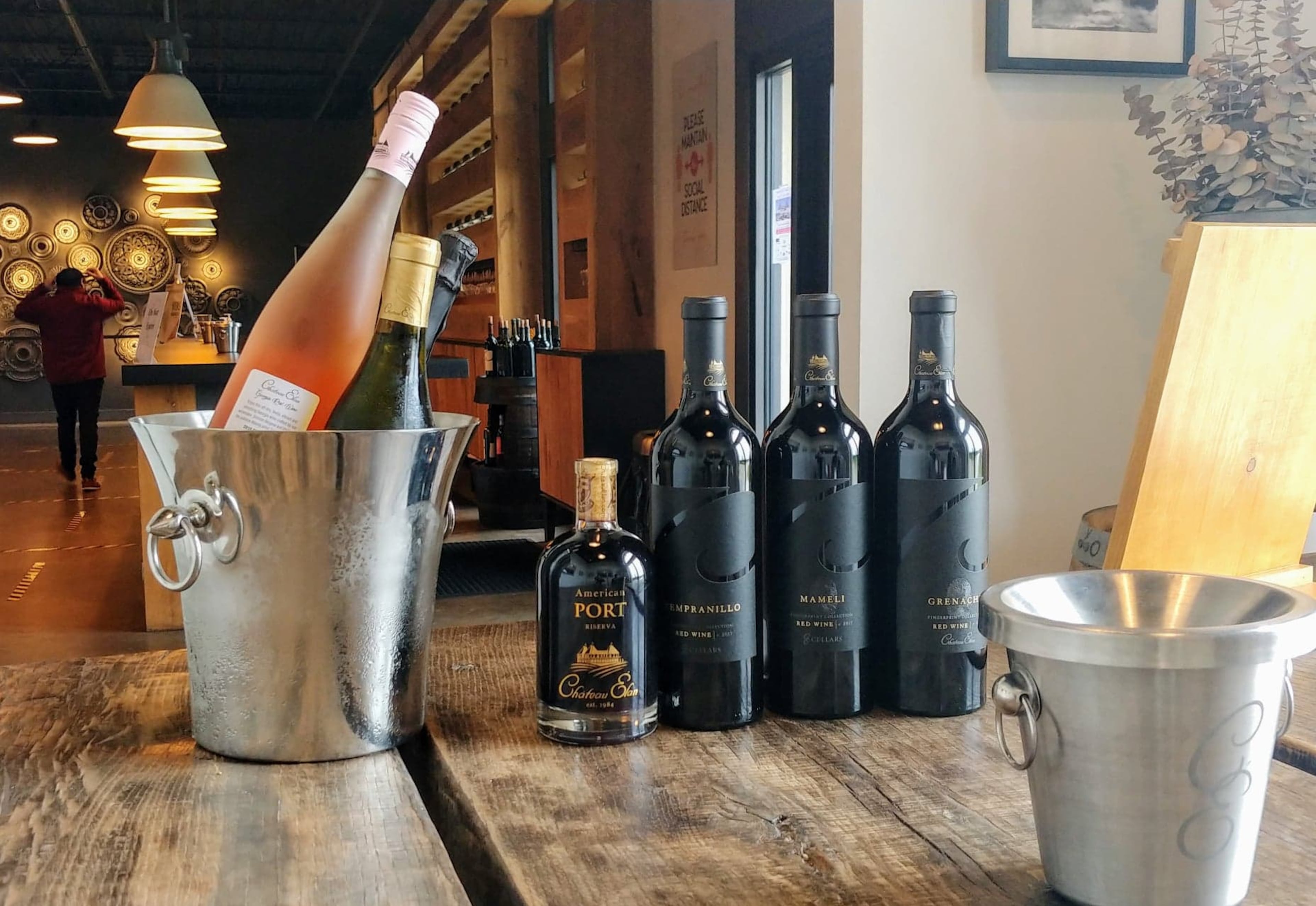 Wine tasting guests can choose their selection of seven pours from any Chateau Elan wine.
(Courtesy of Chateau Elan)