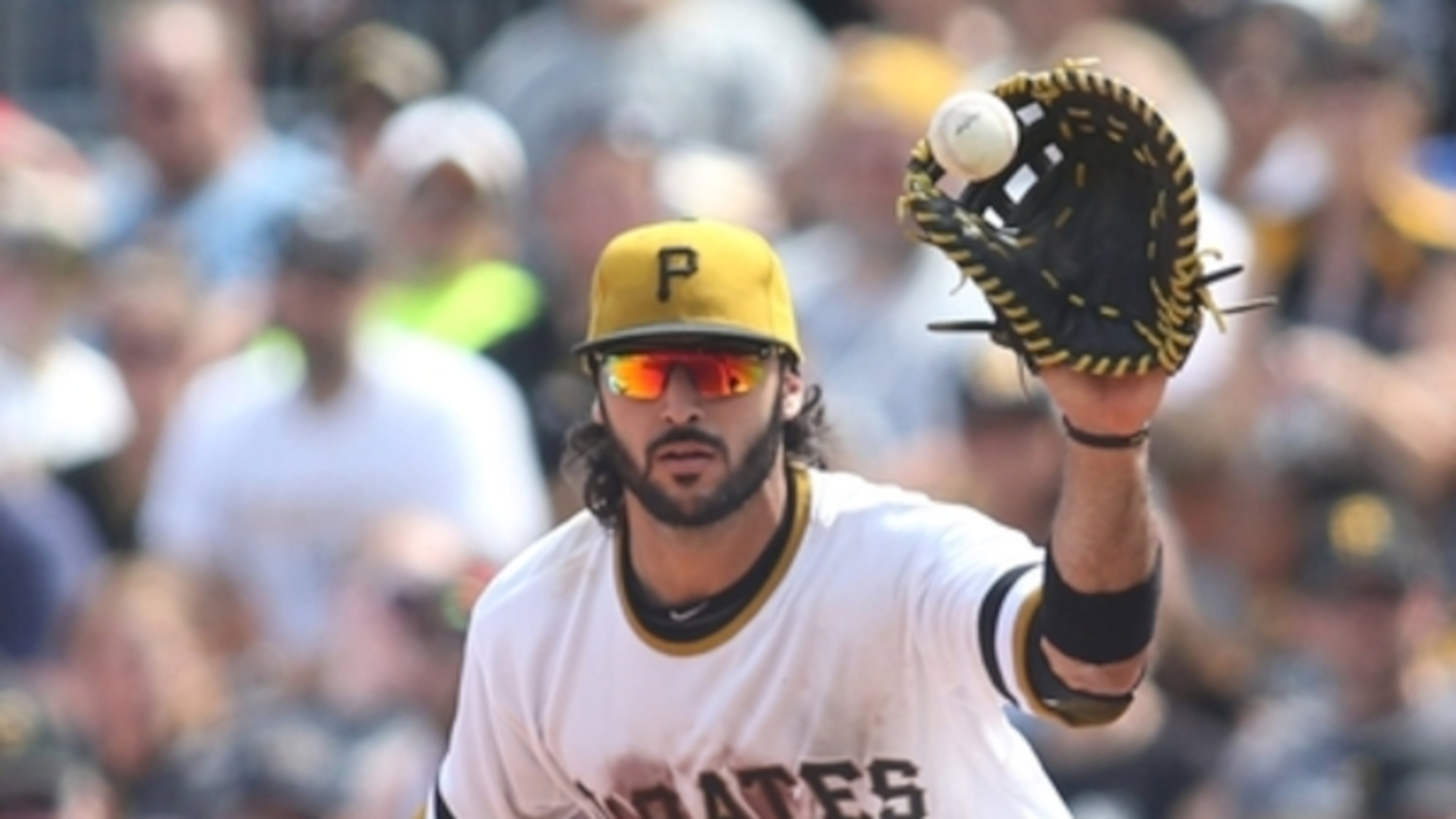 Sean Rodriguez, who had a career-best with the Pirates in 2016, signed a two-year deal with the Braves in November and had shoulder surgery after he and three other members of his family were involved in a terrifying Jan. 28 car accident. (AP file photo)