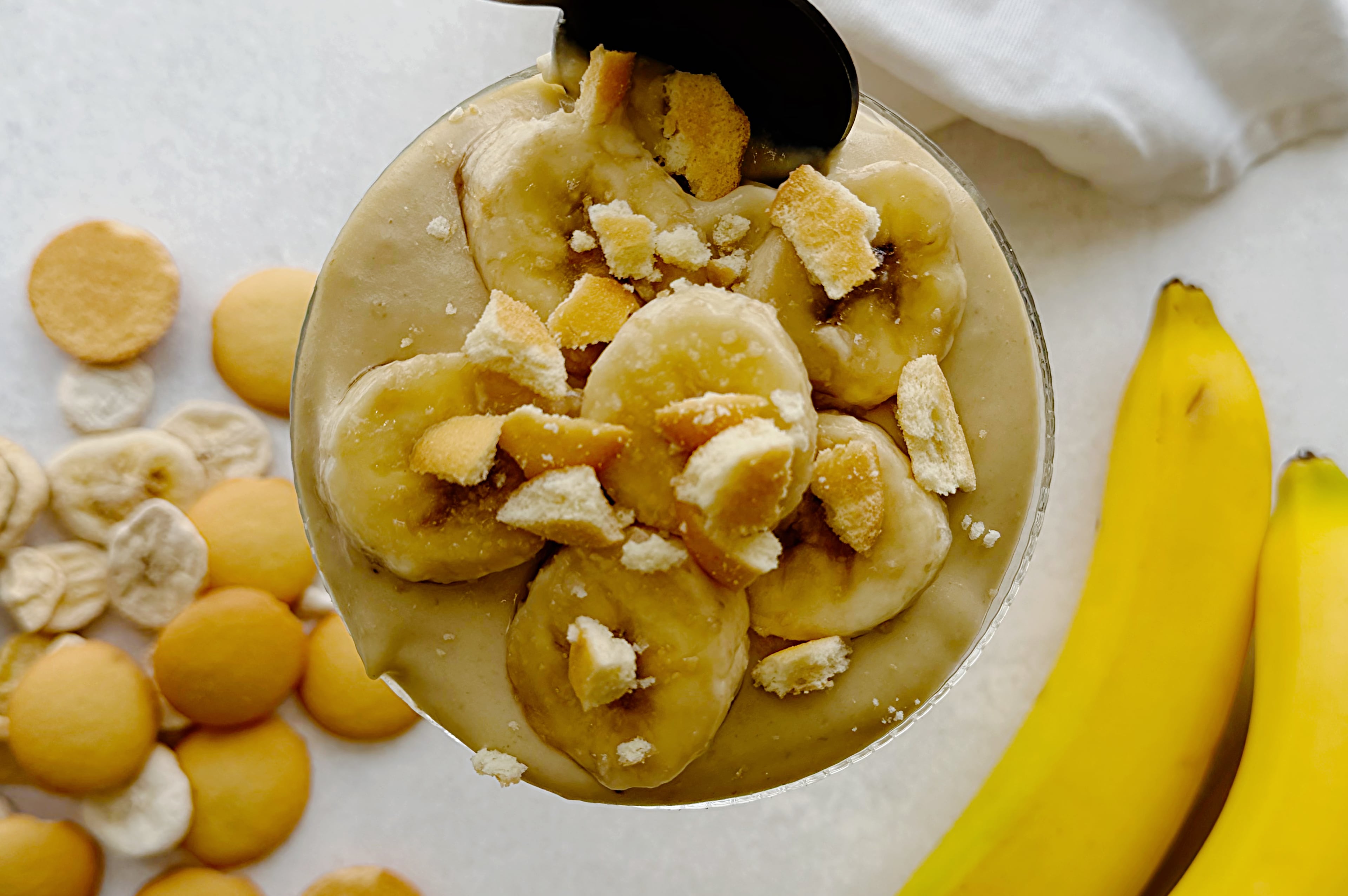 Homemade banana pudding