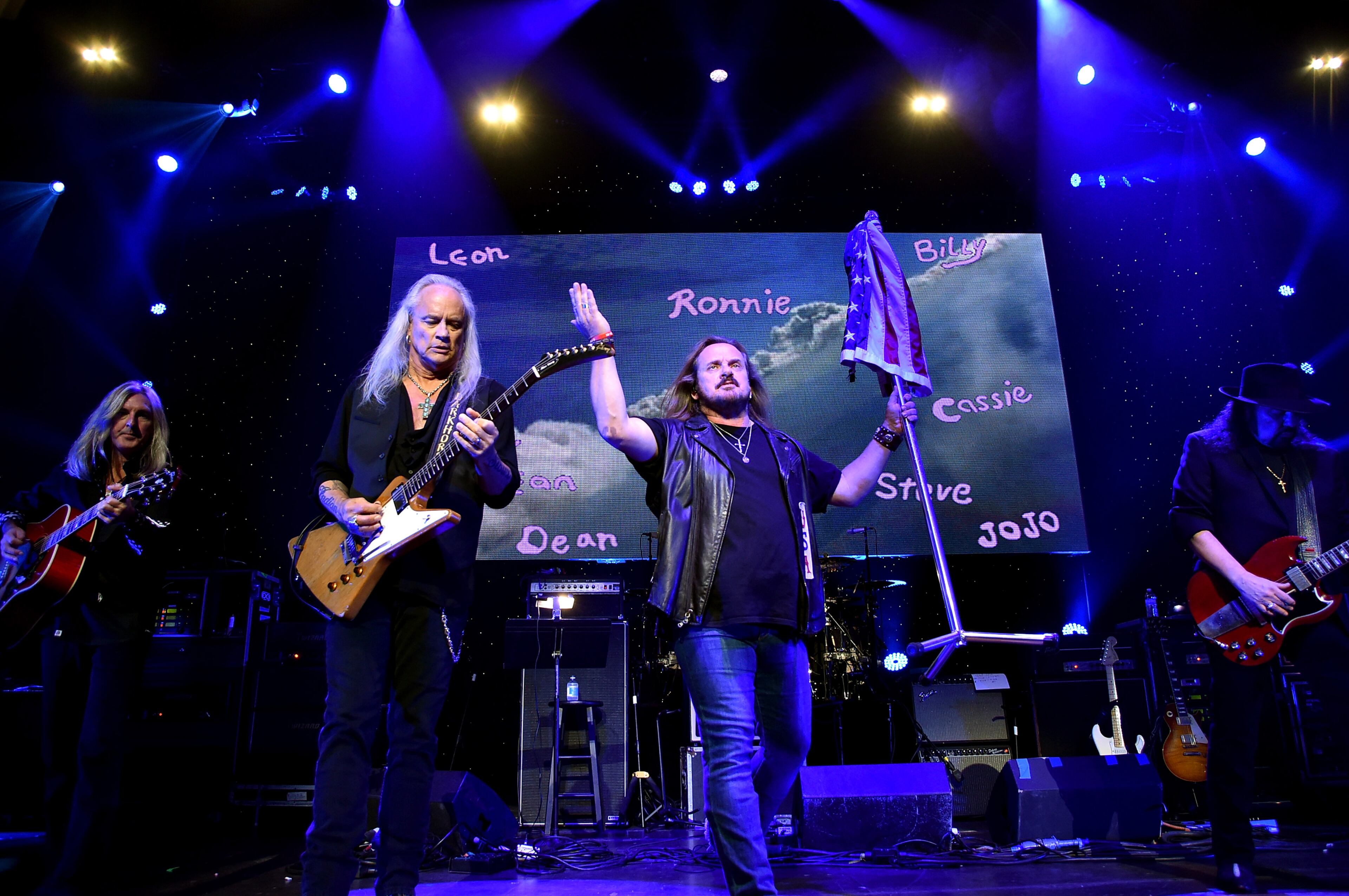 performs onstage at One More For The Fans! - Celebrating the Songs & Music of Lynyrd Skynyrd at The Fox Theatre on November 12, 2014 in Atlanta, Georgia. The guests of honor perform at the end of "One More For The Fans! - Celebrating the Songs & Music of Lynyrd Skynyrd." Photo: Getty Images/Blackbird Productions