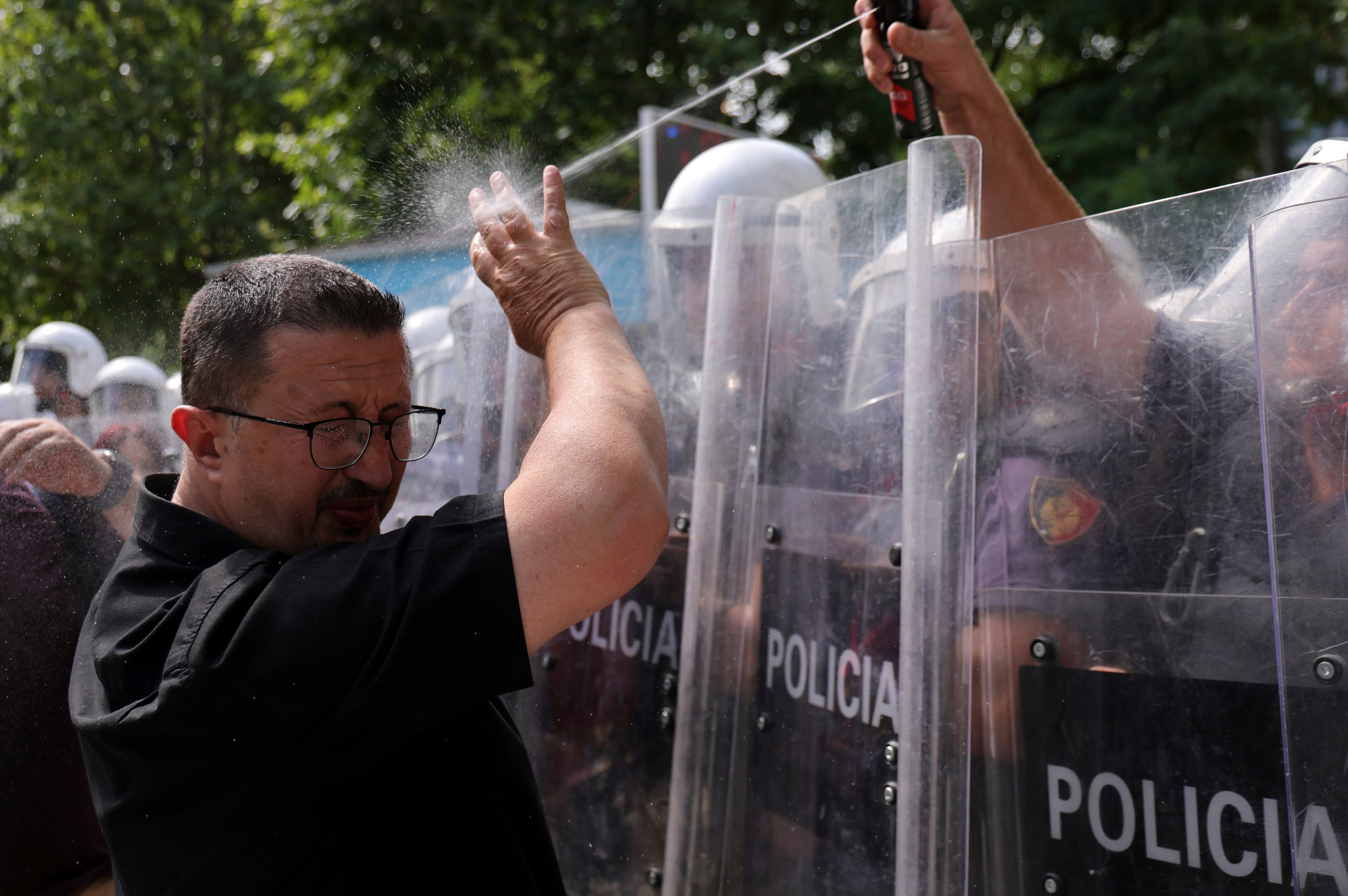 Albania Protest
