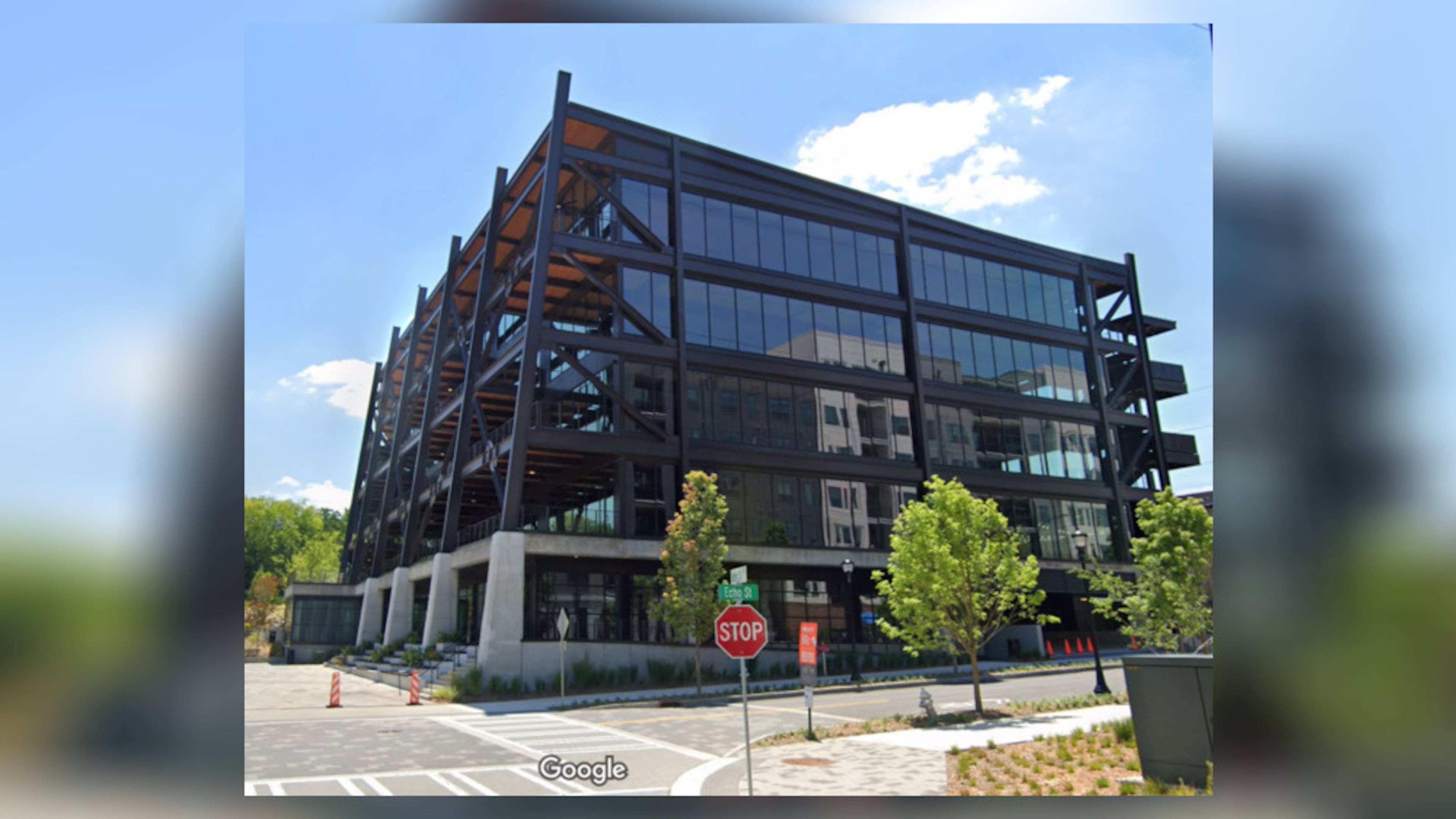Construction of this office building at Echo Street West was completed in 2024.