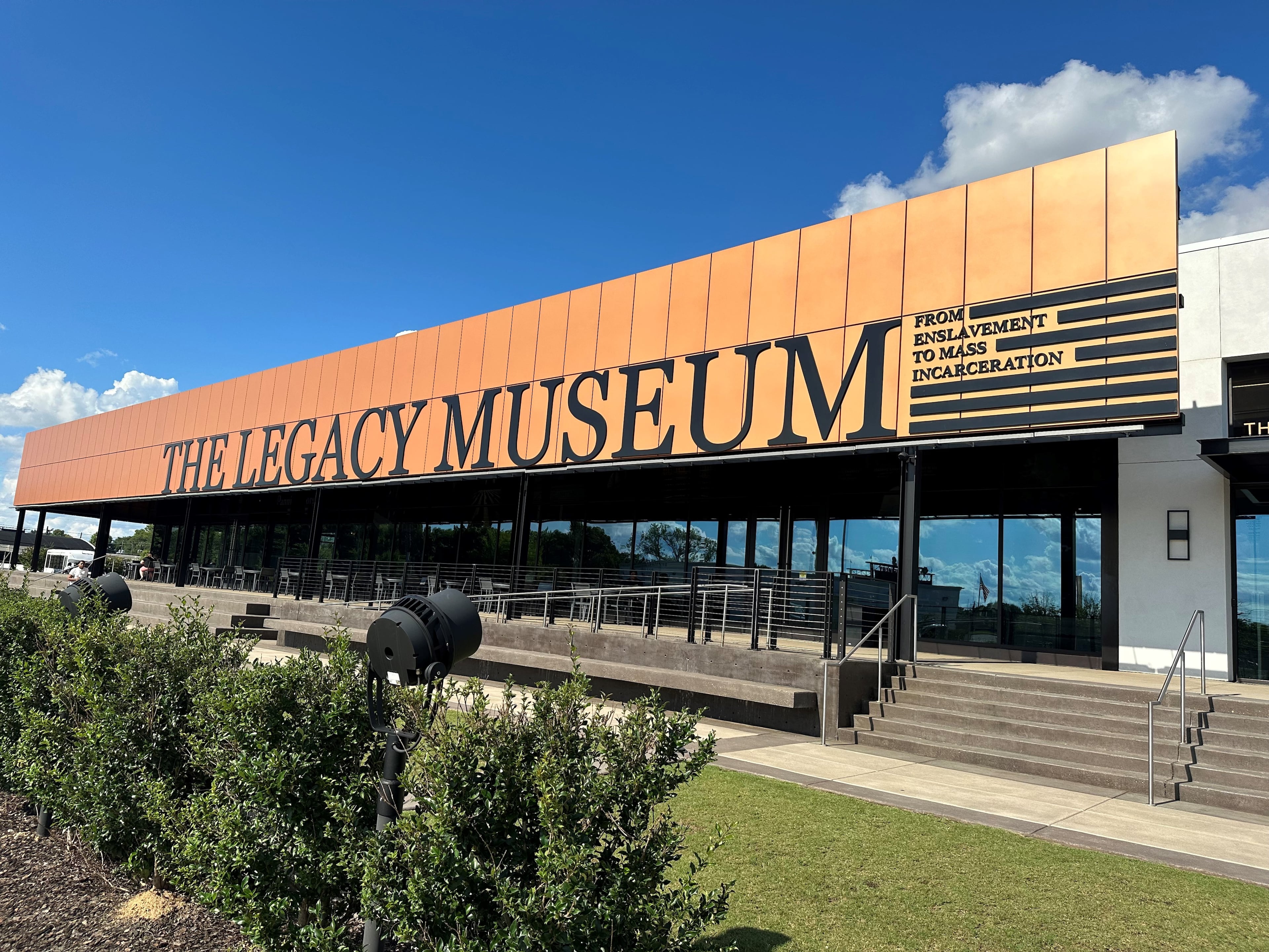 Established in 2018, the Legacy Museum in Montgomery, Ala., traces the legacy of slavery through mass incarceration of Black people in America. (Nedra Rhone/AJC 2023)