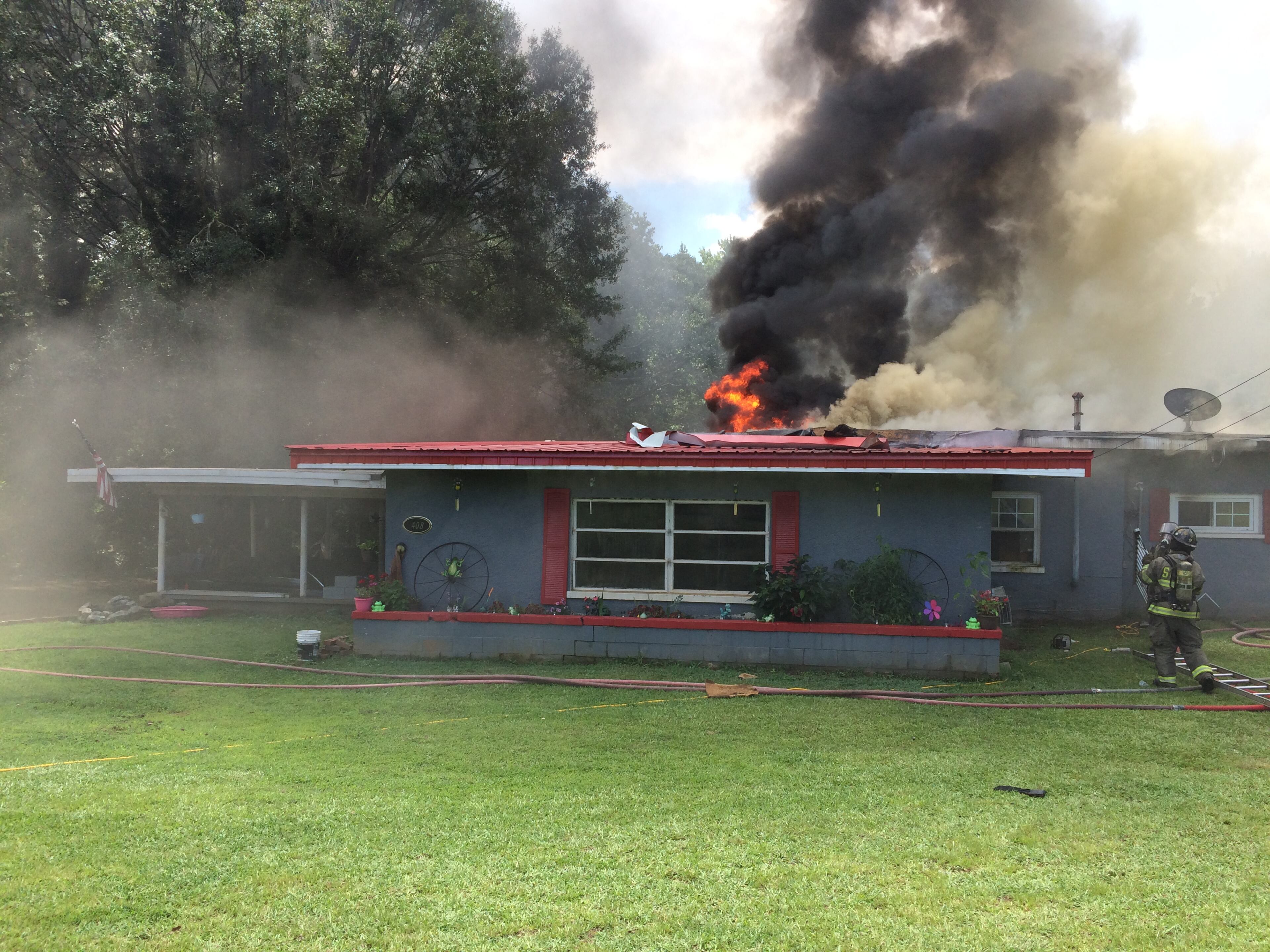 Christie Lewis, 44, died in a fire Saturday at her Griffin home.