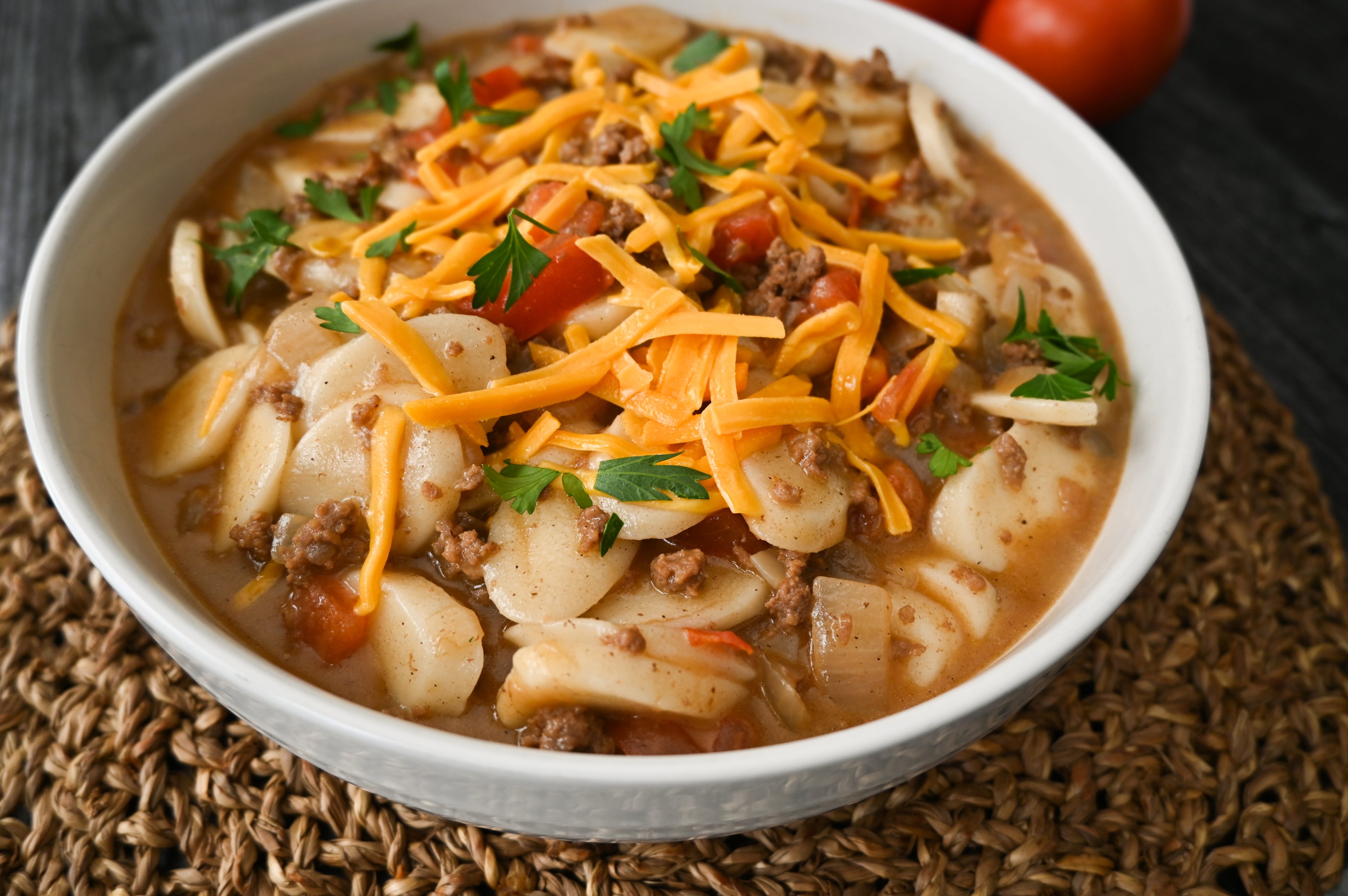 Cheeseburger Rice Cakes