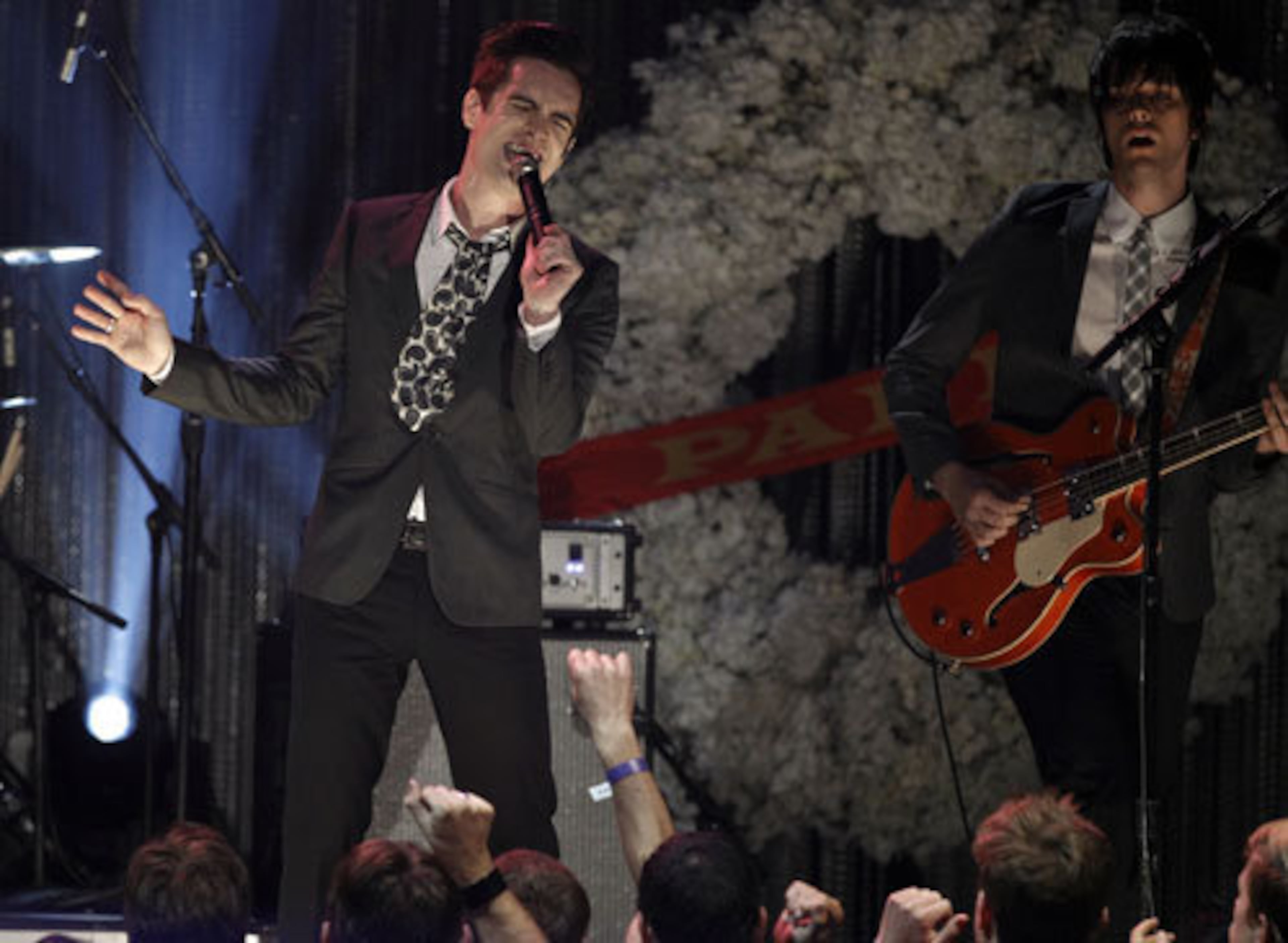Panic! at the Disco performs.