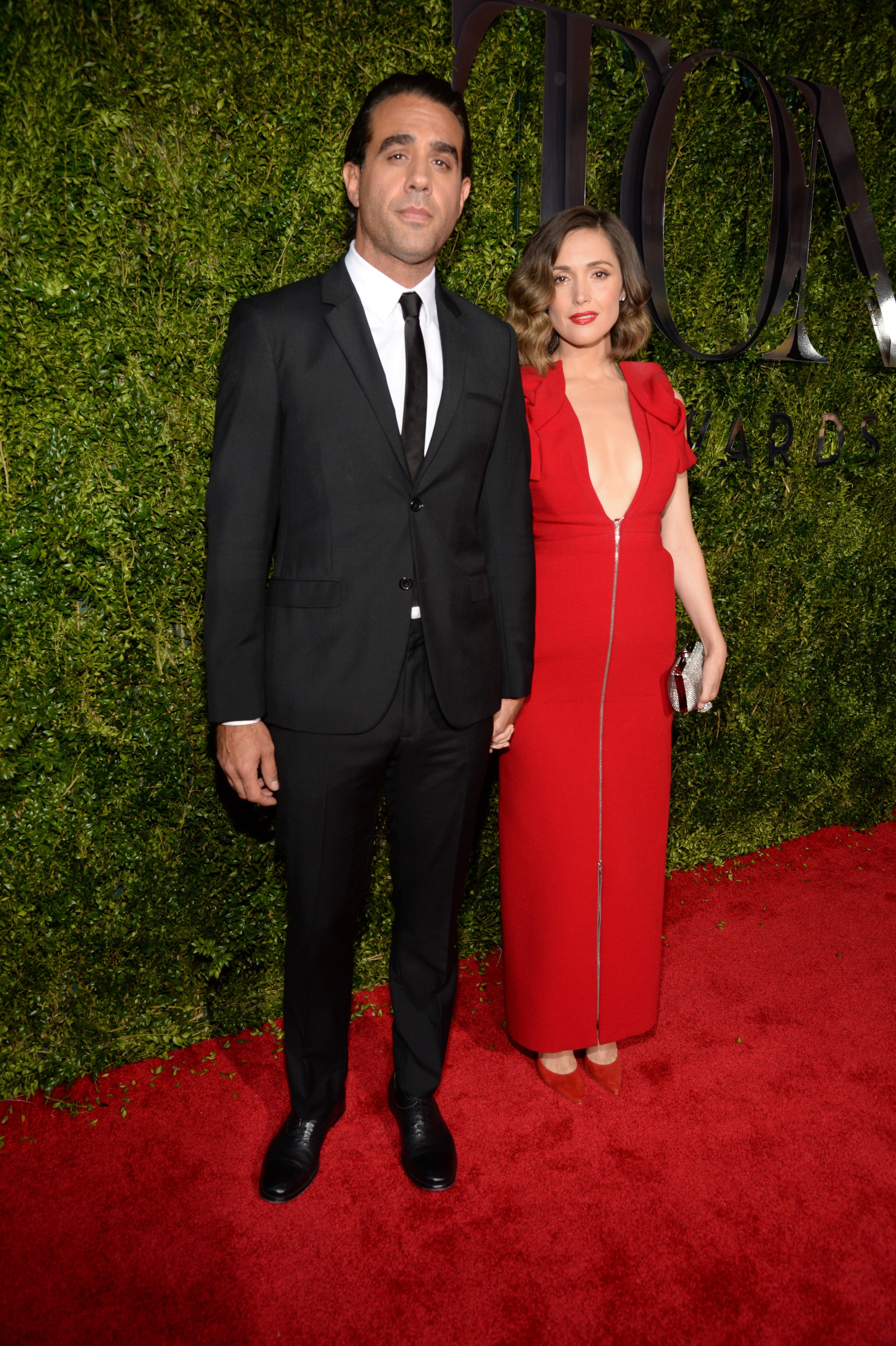 NEW YORK, NY - JUNE 07: Bobby Canivale and Rose Byrne attend the 2015 Tony Awards at Radio City Music Hall on June 7, 2015 in New York City. (Photo by Kevin Mazur/Getty Images for Tony Awards Productions)