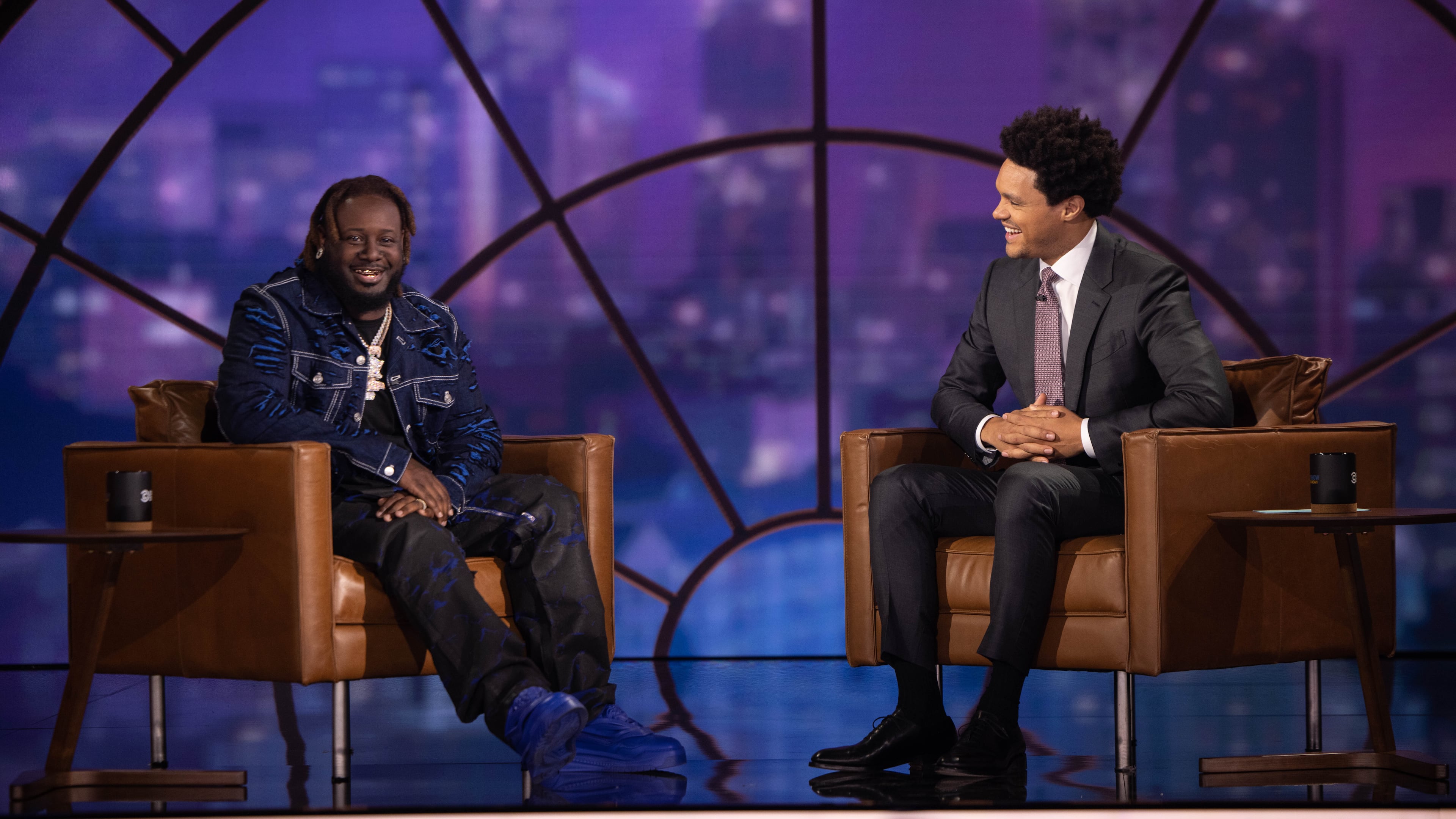 T-Pain visits "The Daily Show with Trevor Noah" in Atlanta on November 1, 2022. COMEDY CENTRAL