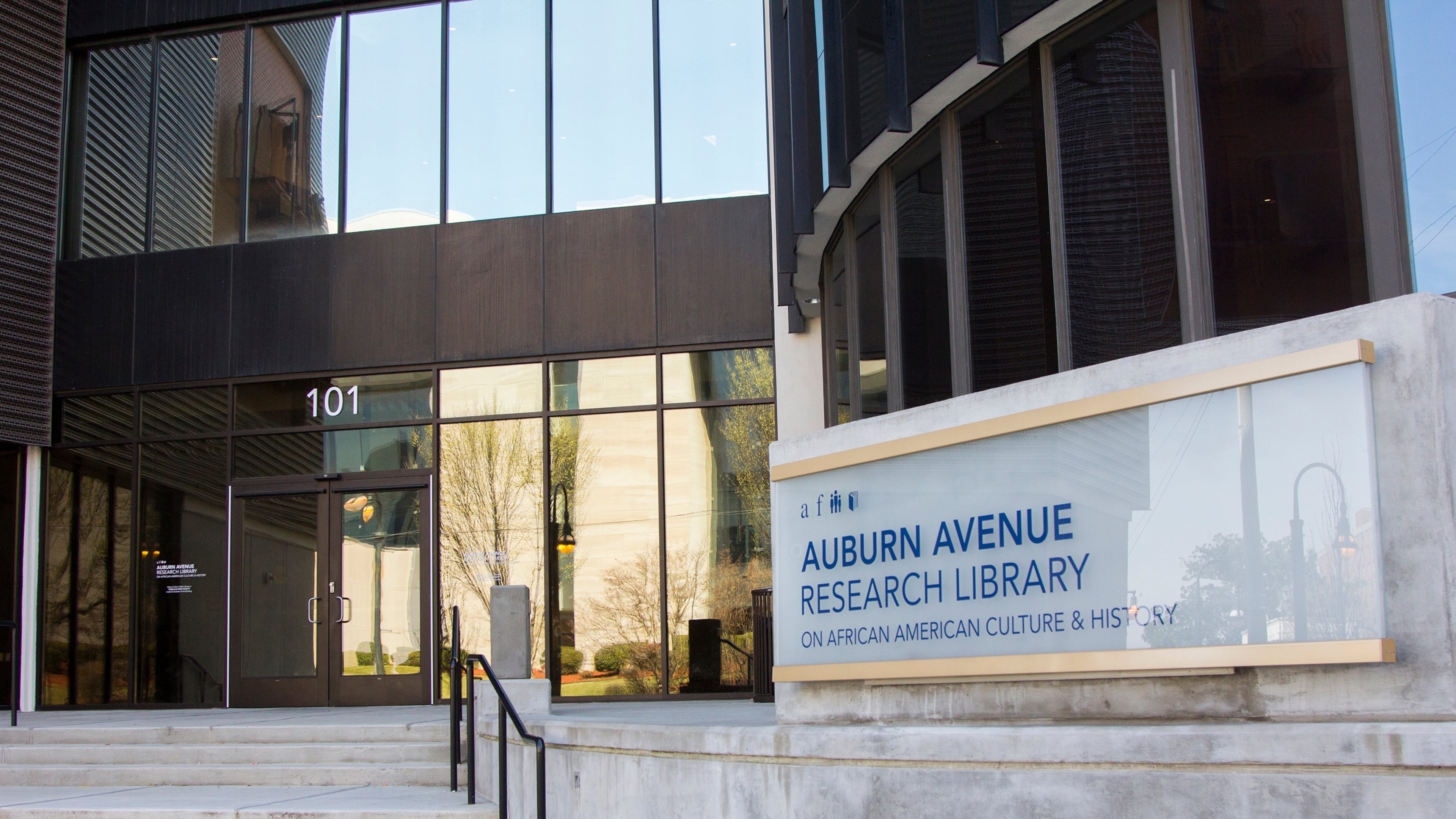 The Auburn Avenue Research Library on African American Culture and History is a special library within the Atlanta-Fulton Public Library System, located in Atlanta's Sweet Auburn Historic District.
(REANN HUBER/REANN.HUBER@AJC.COM)