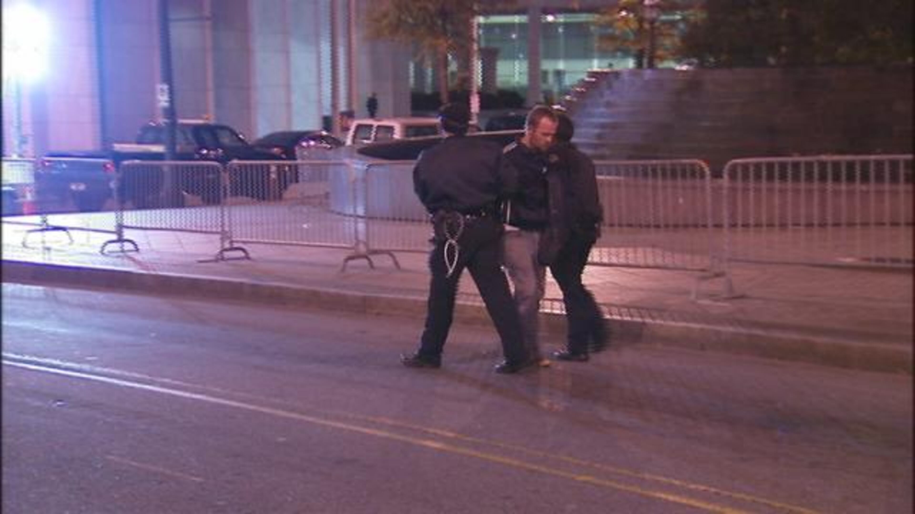 Police arrested 20 people after an Occupy Atlanta protest rally in a city park spilled onto the streets and officers converged on them on motorcycles, on horseback and in riot gear.