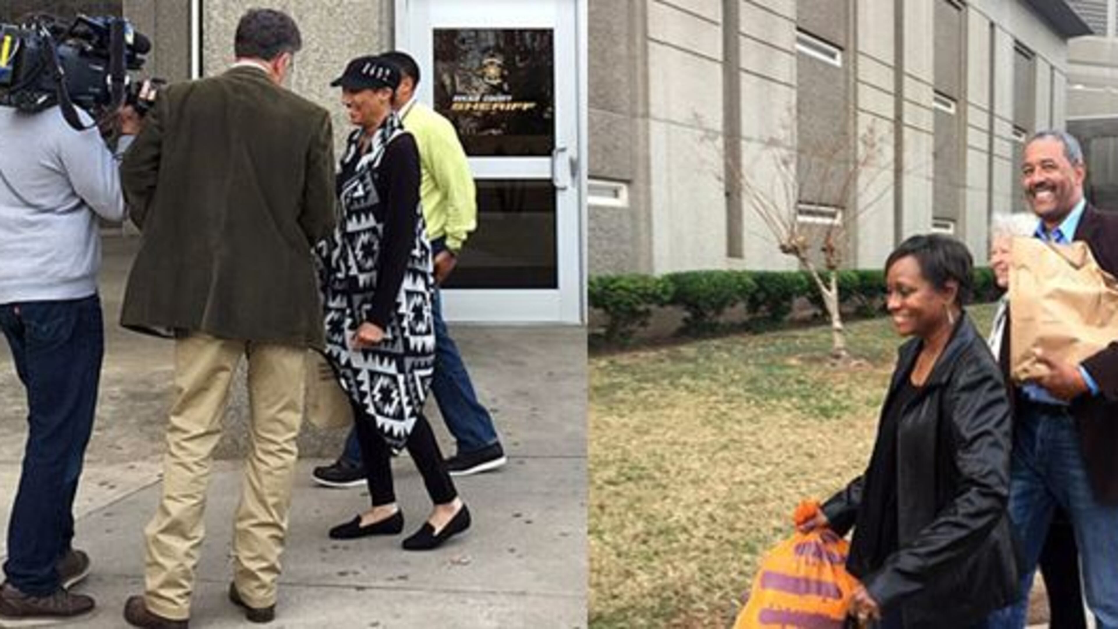 Pat Reid (photo on left) and Tony Pope were released from prison Wednesday after convictions in the DeKalb Schools corruption case.