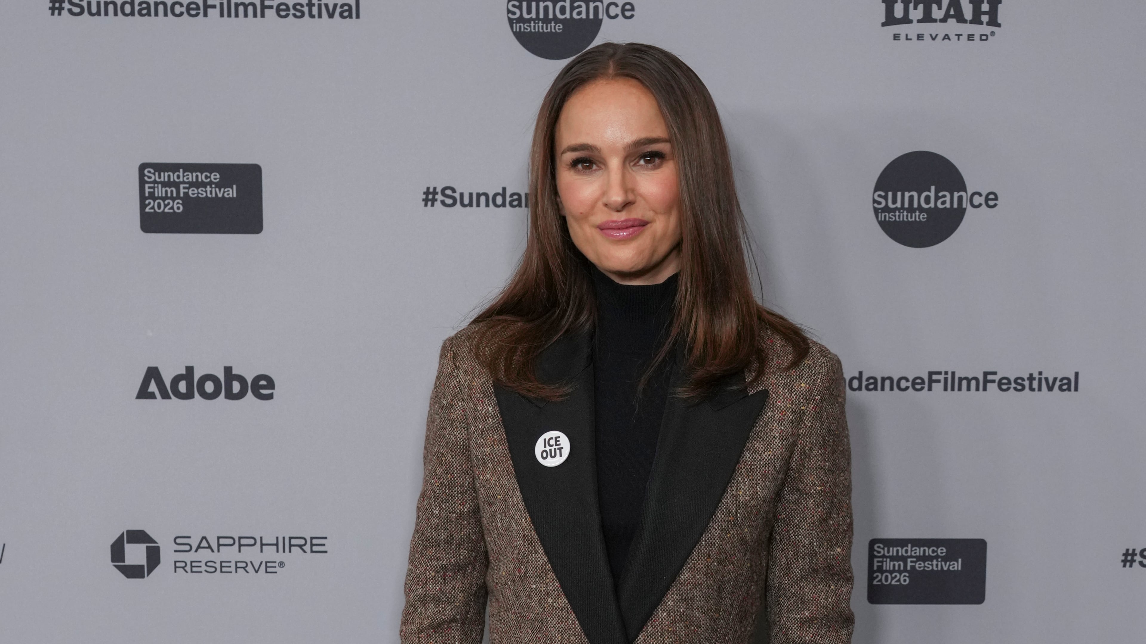Natalie Portman attends the premiere of "The Gallerist" during the Sundance Film Festival on Saturday, Jan. 24, 2026, at Eccles Center in Park City, Utah. (AP Photo/Chris Pizzello)