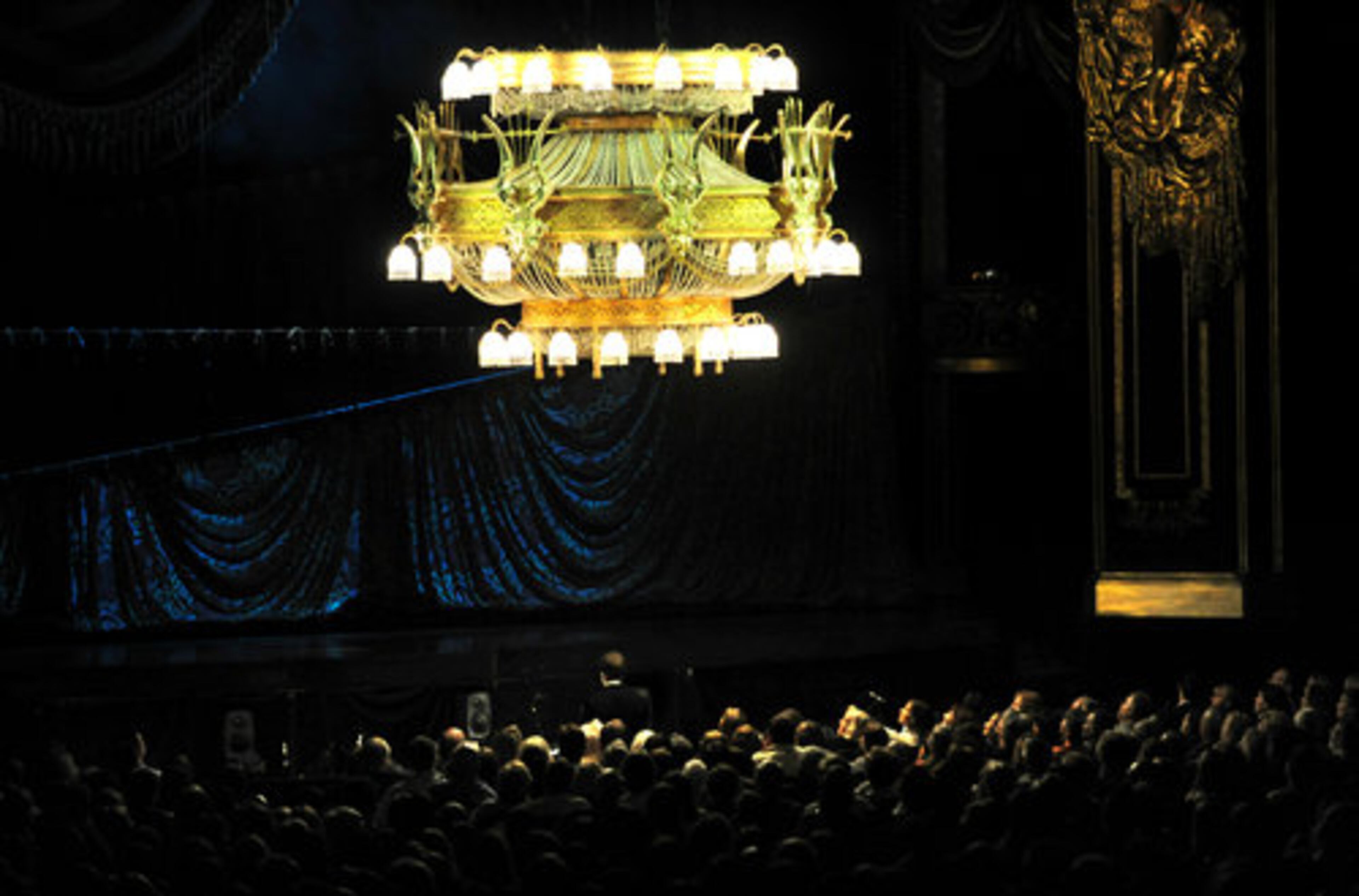 Scene from Prologue at Andrew Lloyd Webber's musical "Phantom of the Opera" at the Fox Theatre in Atlanta.