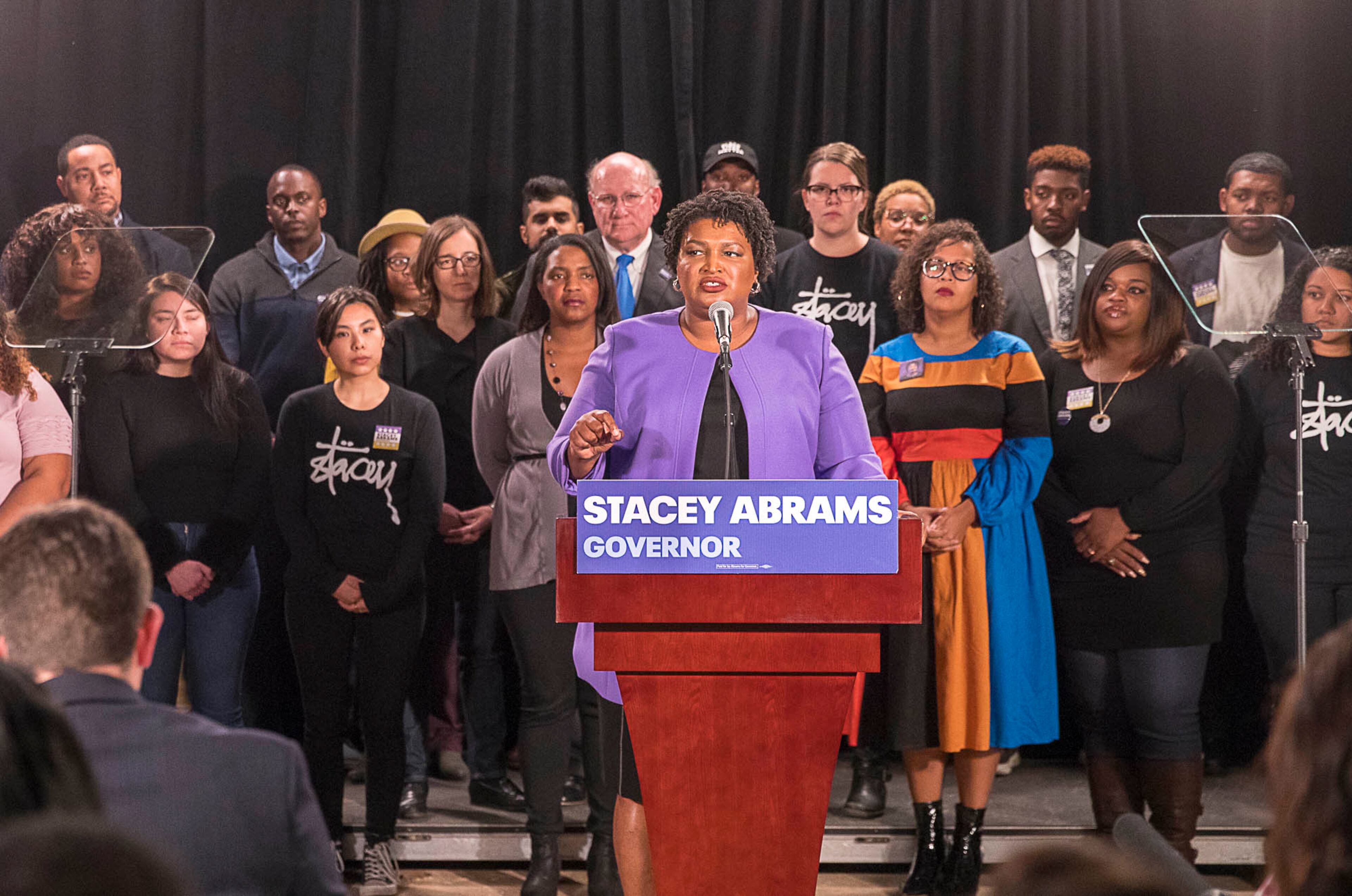 Democrat Stacey Abrams ended her campaign on Nov. 16, more than a week after Election Day. ALYSSA POINTER / ALYSSA.POINTER@AJC.COM