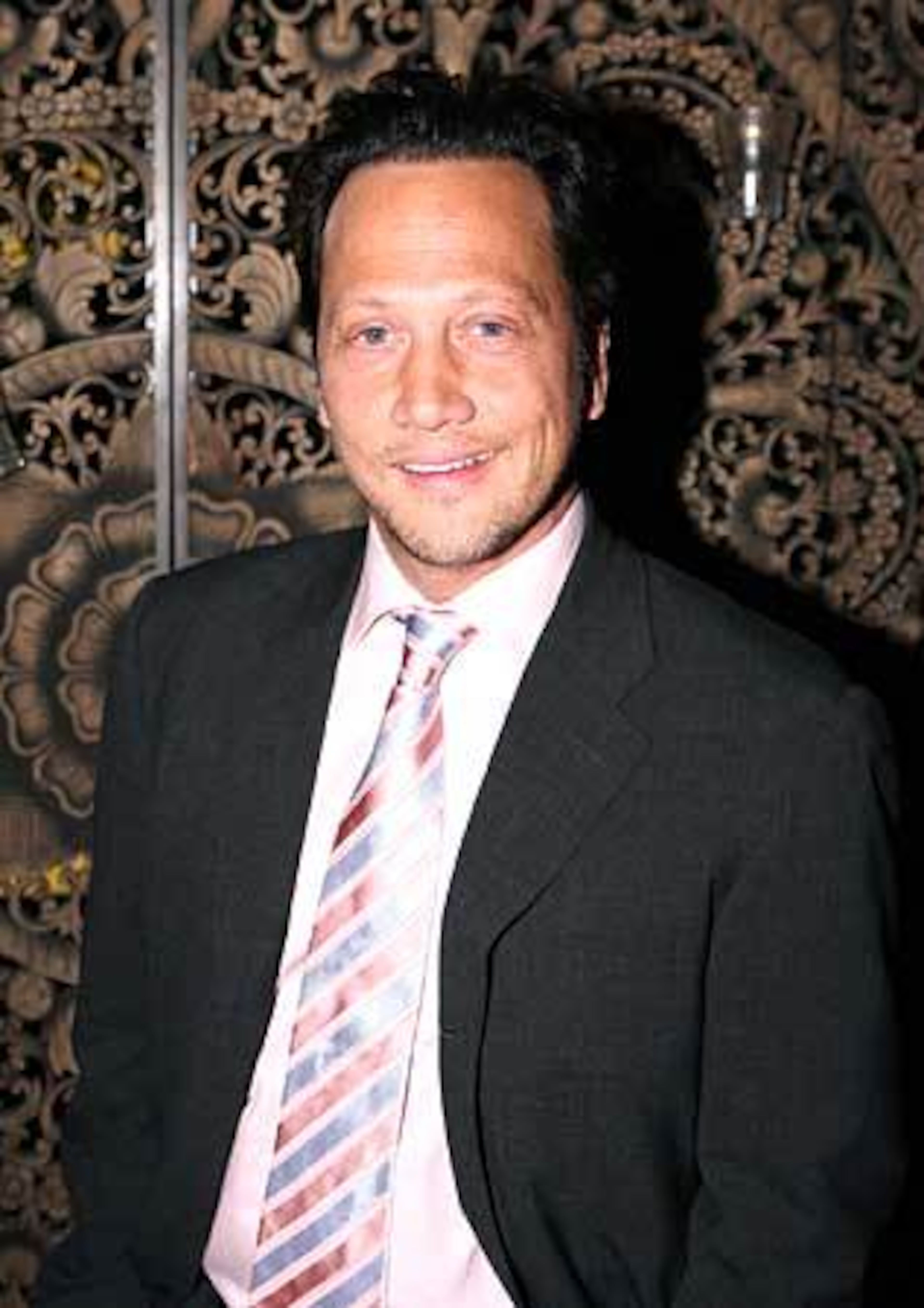 Actor Rob Schneider poses for a photo at the 2008 Miss USA Pageant on Friday.