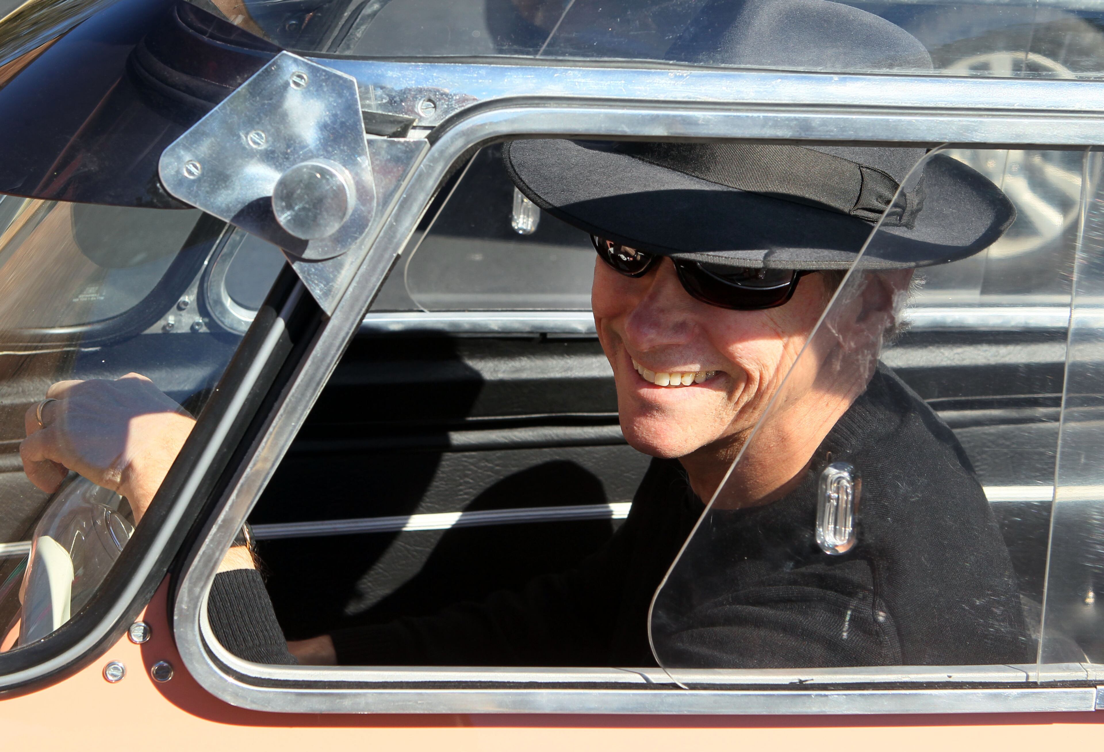 "I hope I get to drive one of the things," AJC reporter Mark Davis said before heading out to Madison. (Looks like he got his wish.)