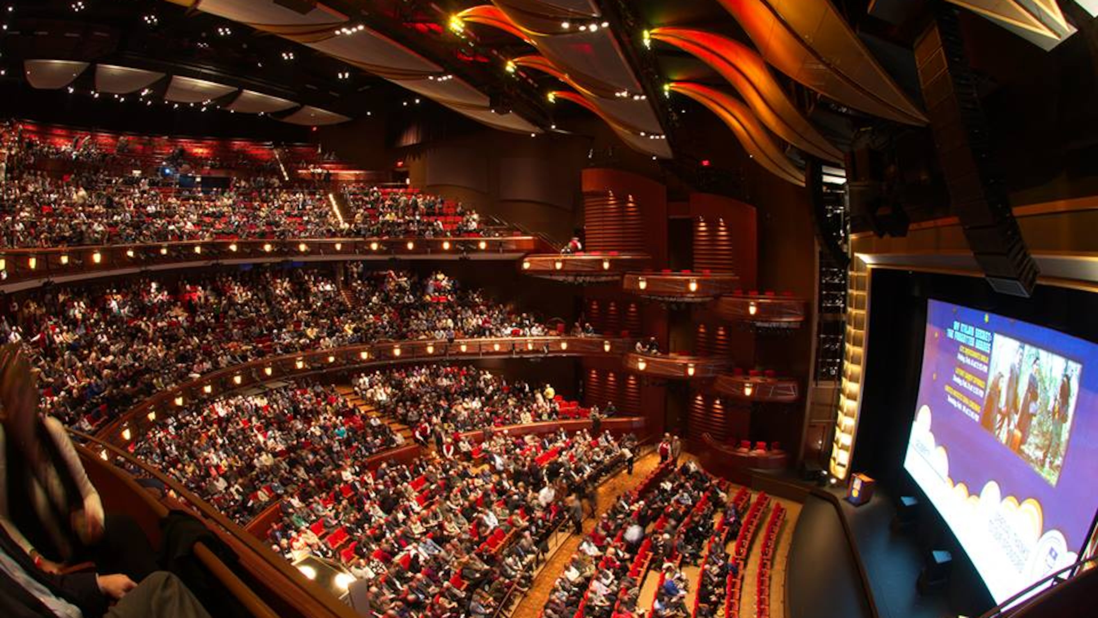 The Atlanta Jewish Film Festival's packed opening night at Cobb Energy Performing Arts Centre.