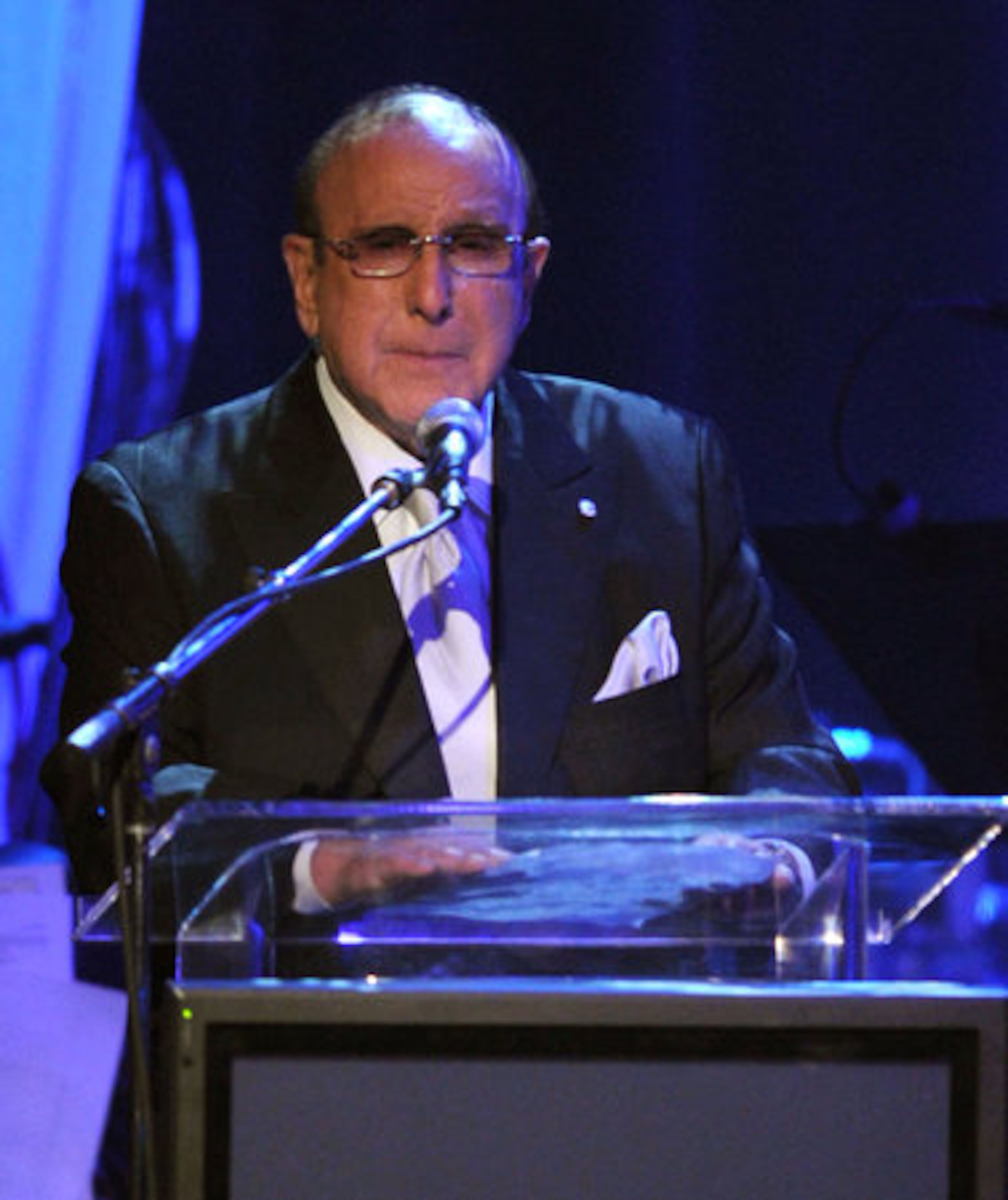 Clive Davis, Houston's longtime musical mentor, will speak.