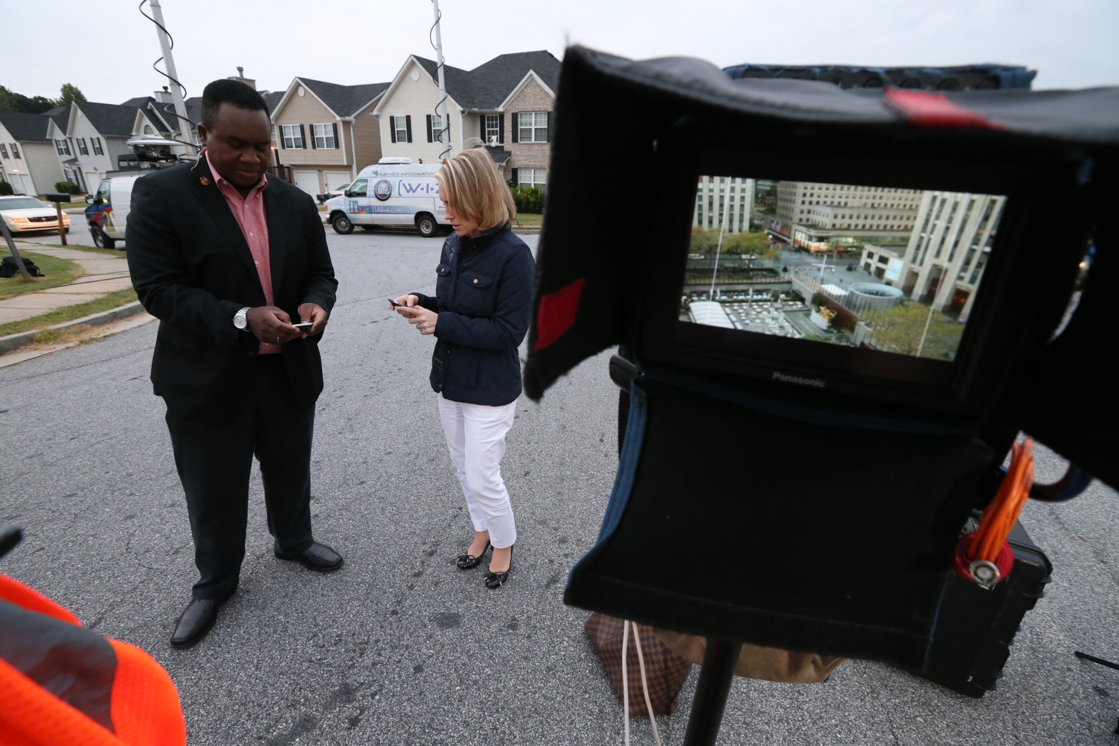 Andrea Canning and Steve Jones from ABC's "Good Morning America" set up in the neighborhood. A Clayton County teenager remained missing early Wednesday, more than 24 hours after being kidnapped by armed men who barged into her family's home. Now the girl's mother and other family members are trying to raise a $10,000 ransom to give the men who kidnapped her youngest, 14-year-old Ayvani Hope Perez, after their demand for cash and jewelry went unmet in the robbery attempt.