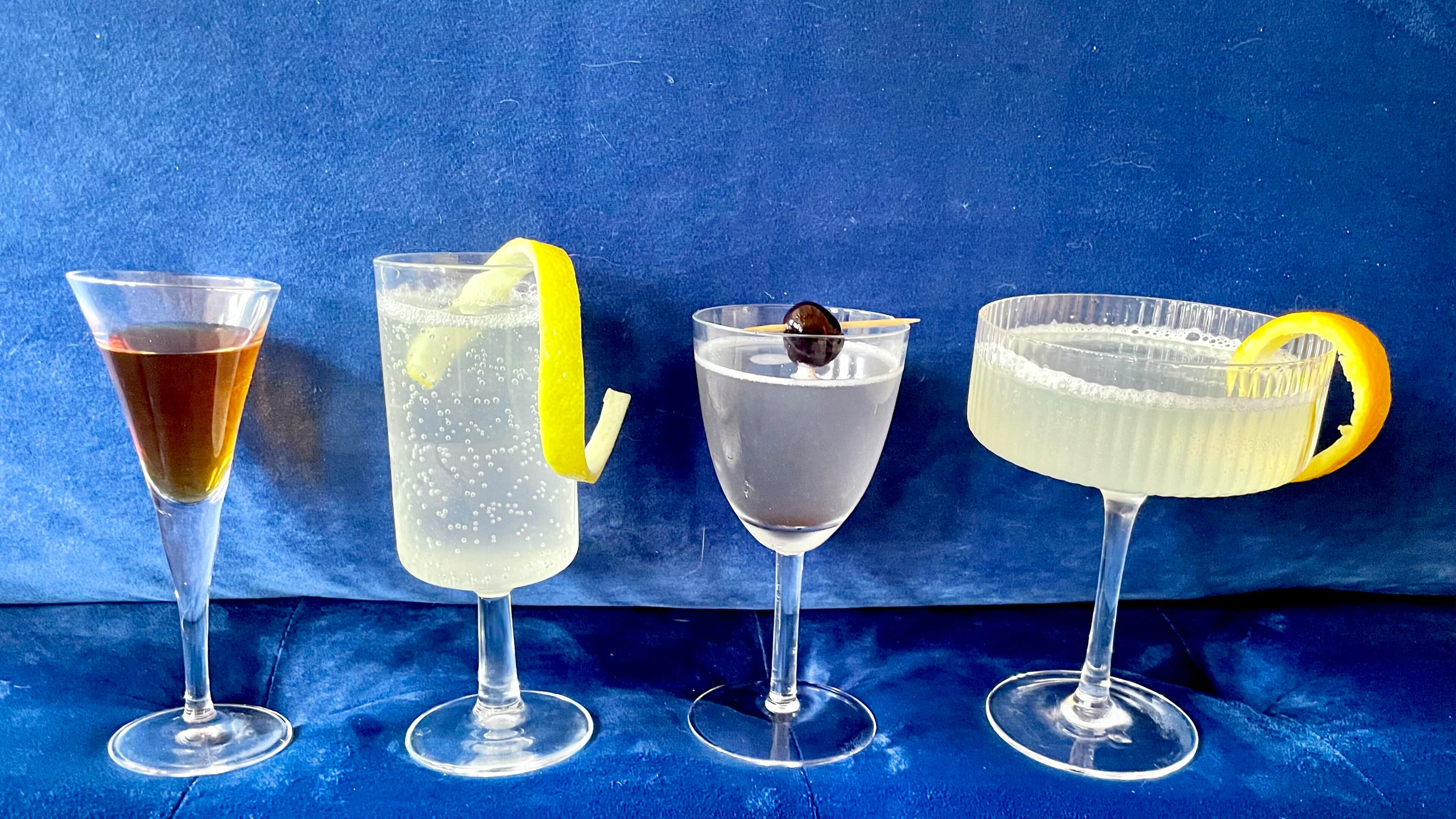 For cocktail pairings with some of the best picture nominees, try a peanut butter and banana shooter ("Elvis"), a French 75 ("All Quiet on the Western Front"), an aviation ("Top Gun: Maverick") and a symphony ("Tár). Angela Hansberger for The Atlanta Journal-Constitution