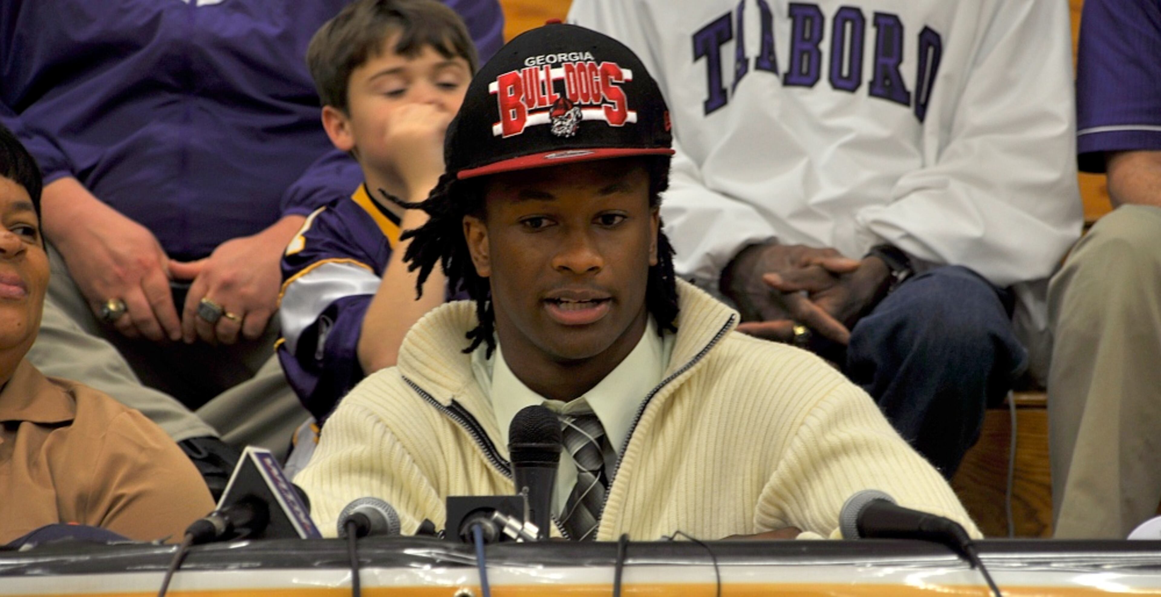 Running back Todd Gurley of Tarboro, N.C., announces on Friday, Jan. 13, 2012 that he will attend the University of Georgia.