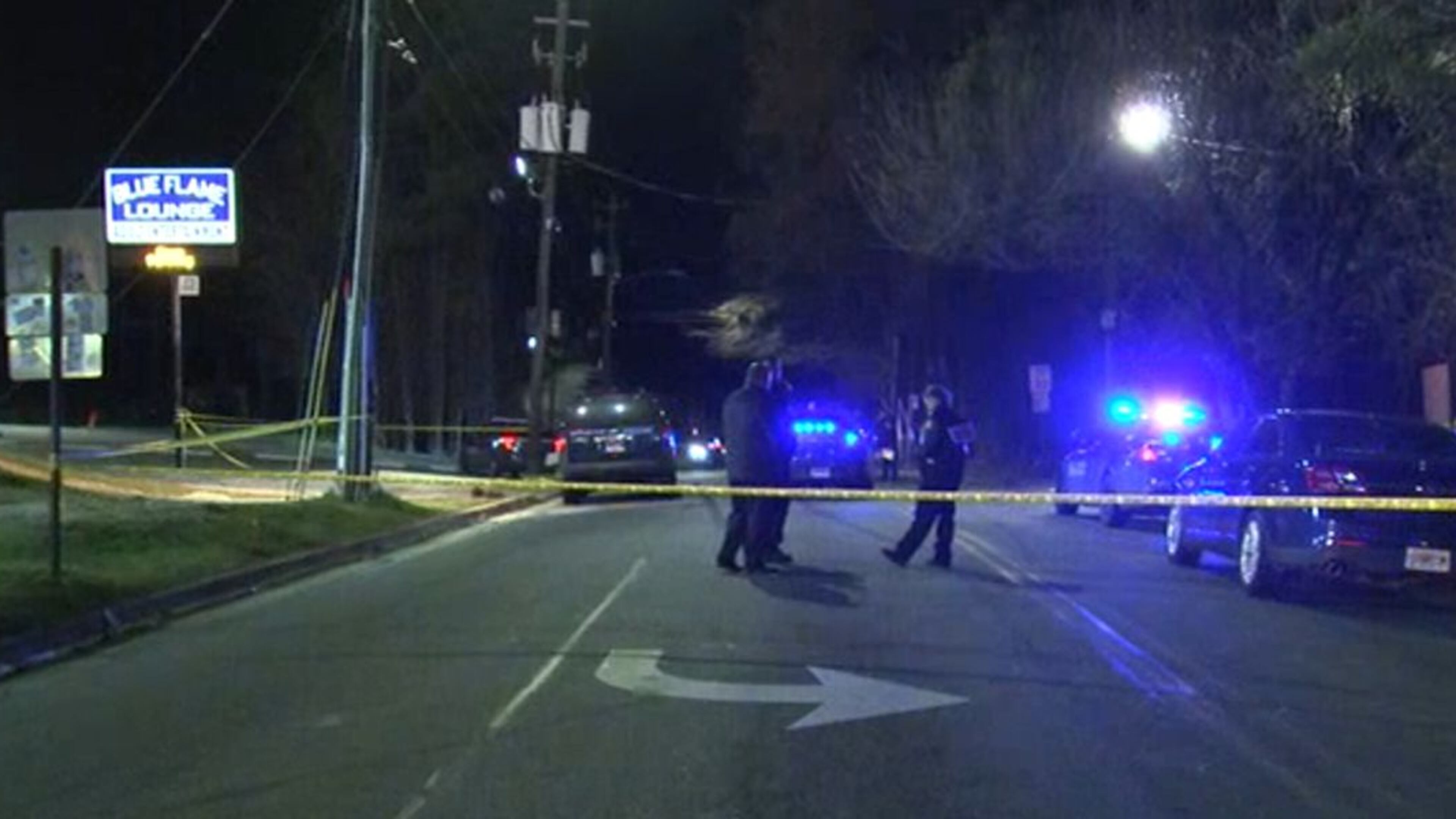 Police were called to investigate after the man was spotted lying behind a package store on Donald Lee Hollowell Parkway.