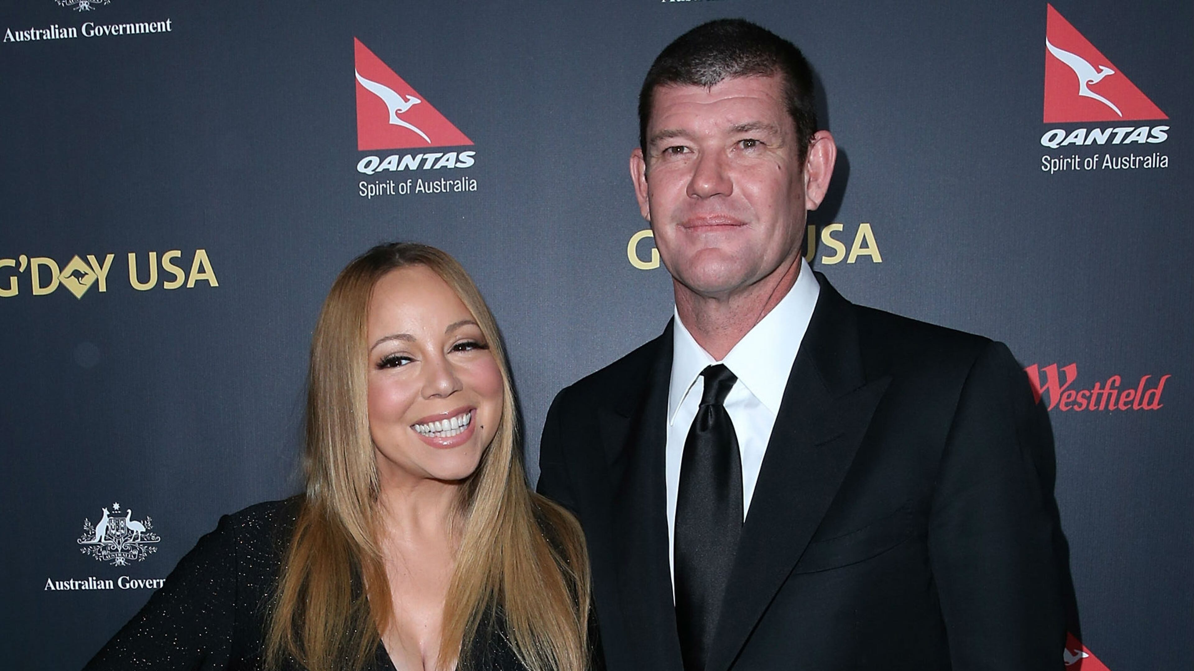 LOS ANGELES, CA - JANUARY 28: (L-R) Mariah Carey and James Packer attend the 2016 G'Day Los Angeles Gala at Vibiana on January 28, 2016 in Los Angeles, California. (Photo by Jonathan Leibson/Getty Images)