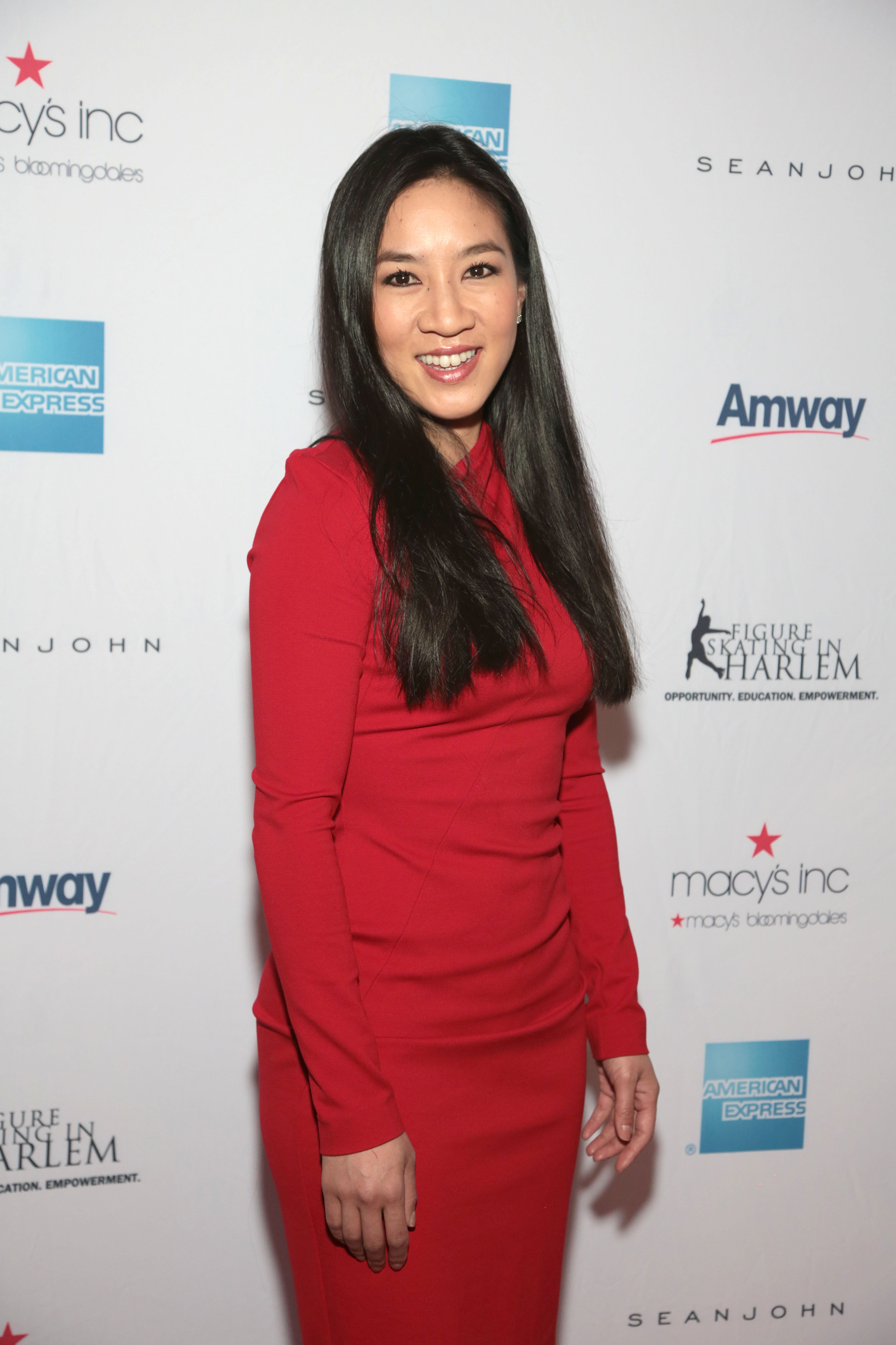 Michelle Kwan attends the 2014 Skating with the Stars benefit gala at the Trump Rink in Central Park on Monday, April 7, 2014, in New York. (Photo by Luiz C. Ribeiro/Invision/AP)