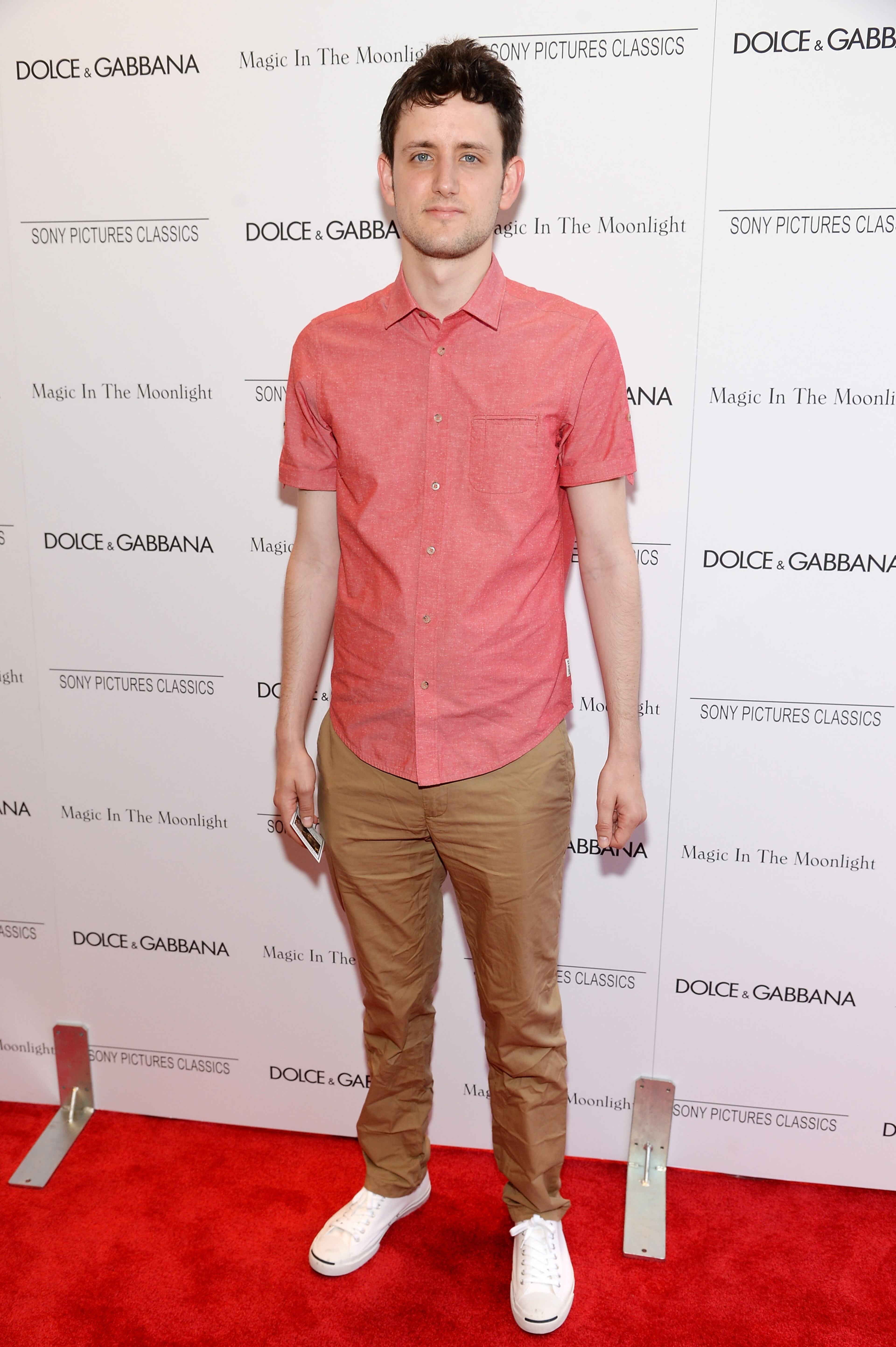 NEW YORK, NY - JULY 17: Actor Zach Woods attends the "Magic In The Moonlight" premiere at the Paris Theater on July 17, 2014 in New York City. (Photo by Dimitrios Kambouris/Getty Images)
