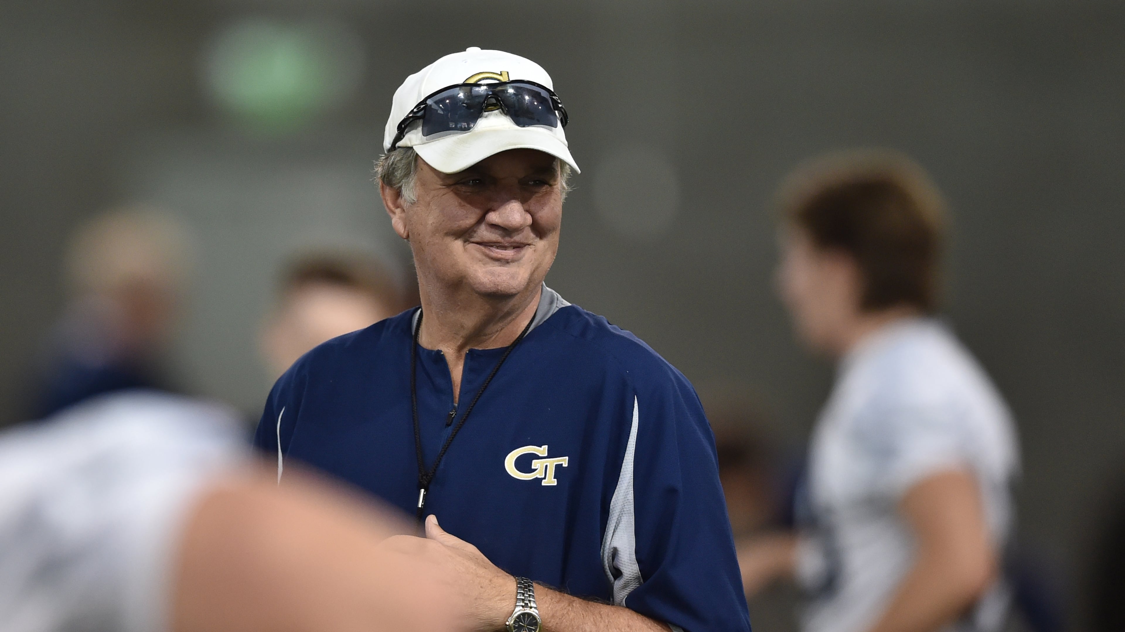 Georgia Tech head coach Paul Johnson is shown in this filed photo. BRANT SANDERLIN/BSANDERLIN@AJC.COM