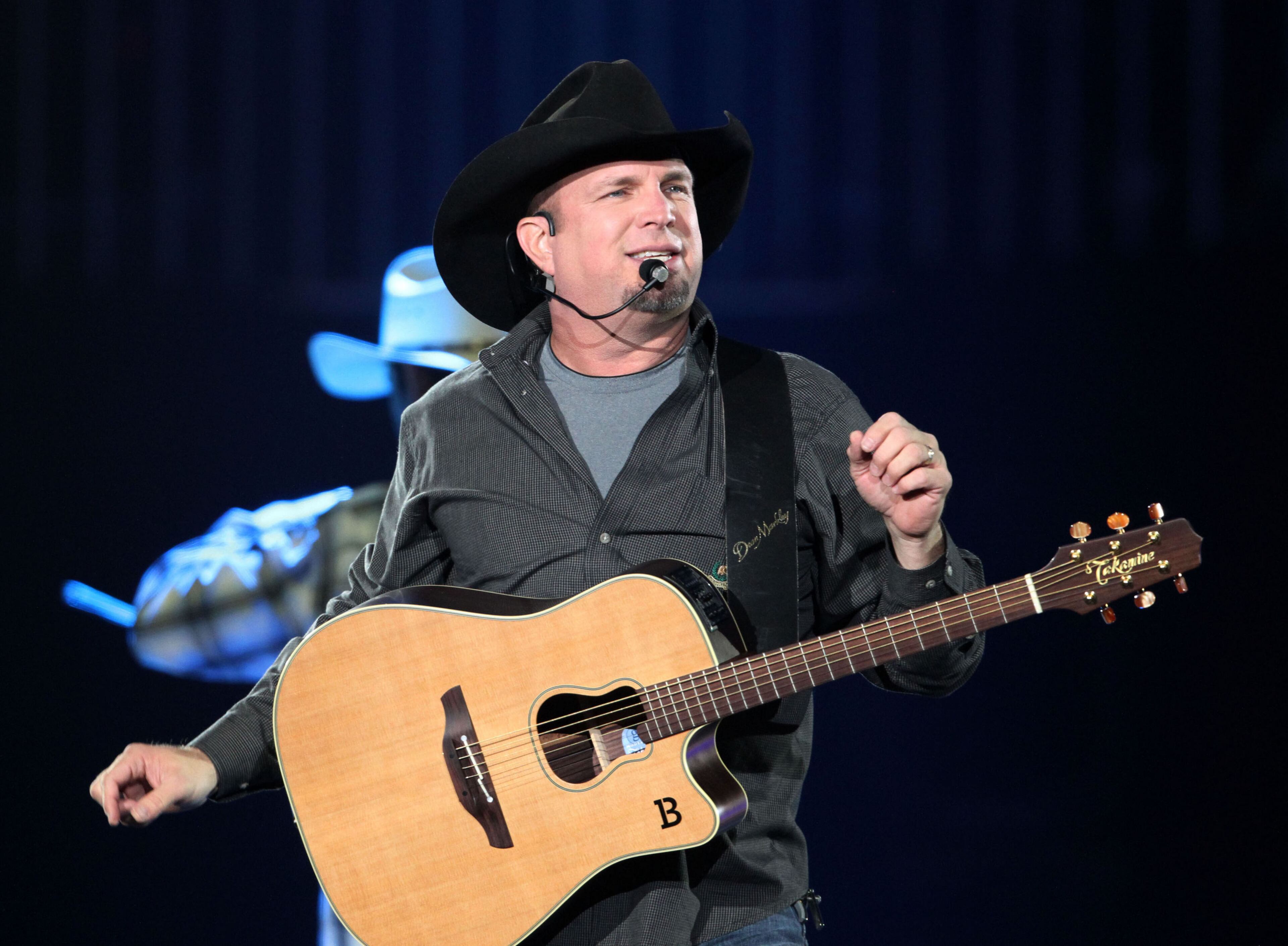 Legendary country singer-songwriter-guitarist Garth Brooks played the first of seven sold out shows Friday evening at Philips Arena. Robb D. Cohen/RobbsPhotos.com