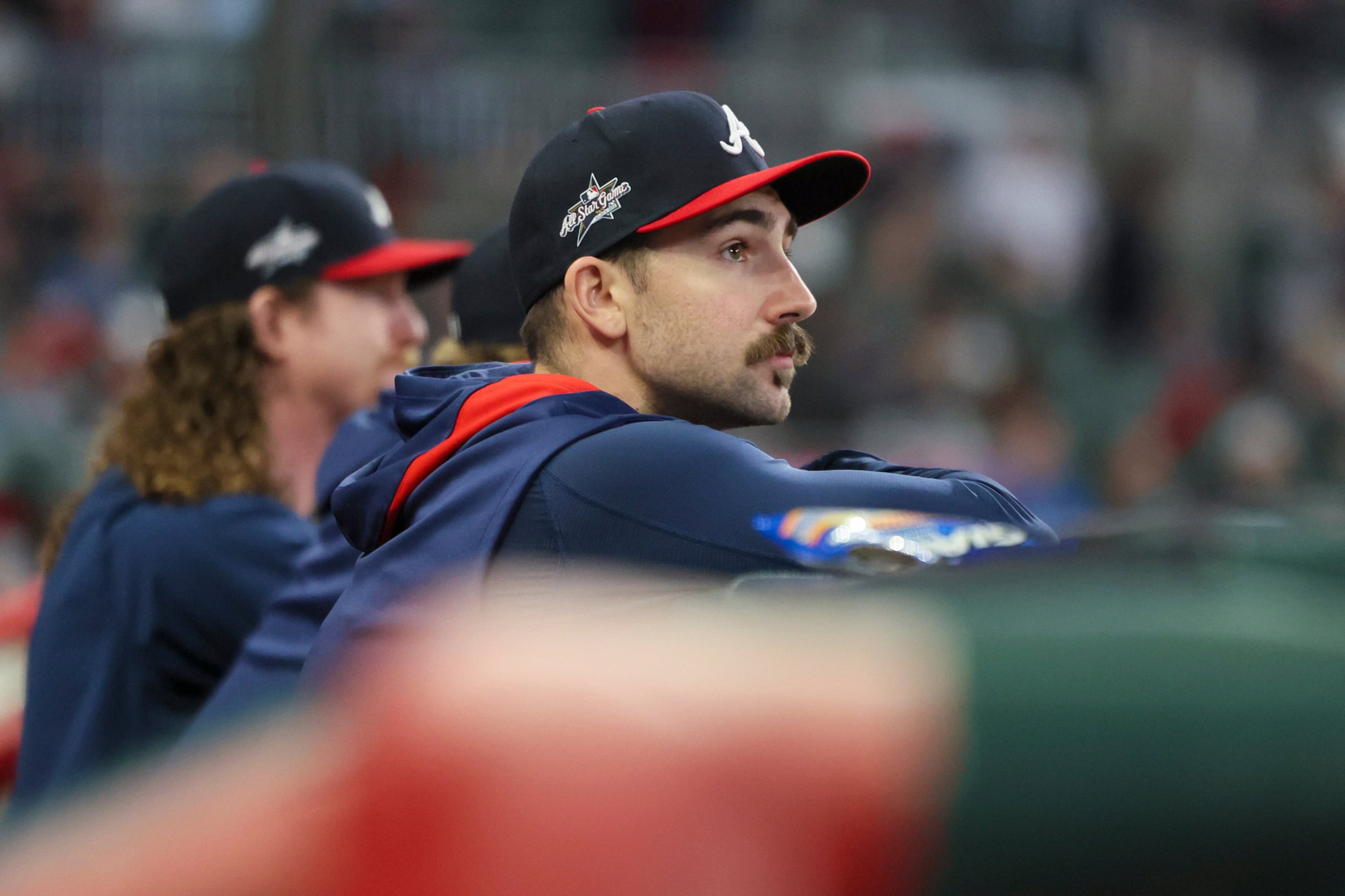 Braves starting pitcher Spencer Strider says the reason his fastball is “not moving the way I need it to move is because I’m not moving the way I need to move, and that makes executing hard.” (Jason Getz/AJC)