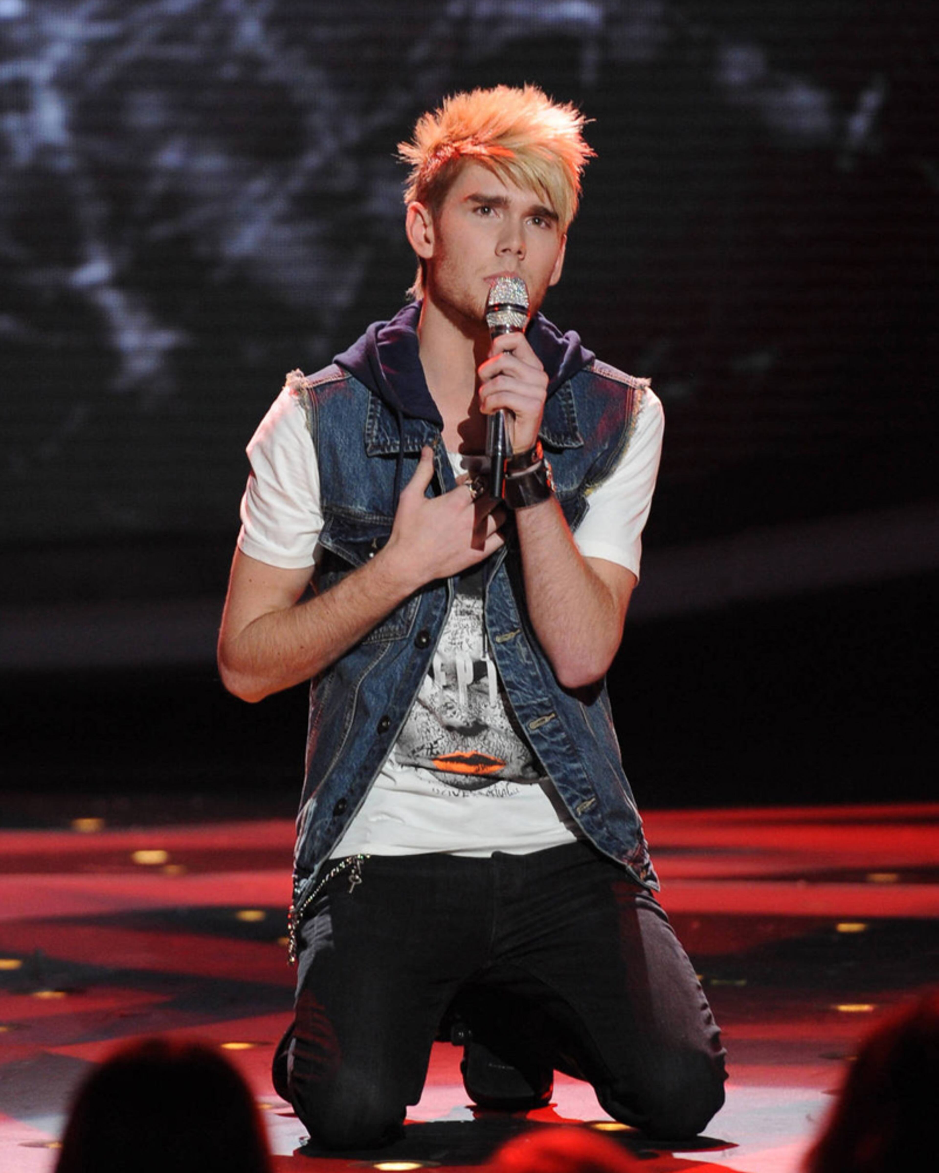 AMERICAN IDOL: Eliminated contestant Colton Dixon performs on AMERICAN IDOL airing Thursday, April 19 (8:00-9:00 PM ET/PT) on FOX. CR: Michael Becker / FOX.