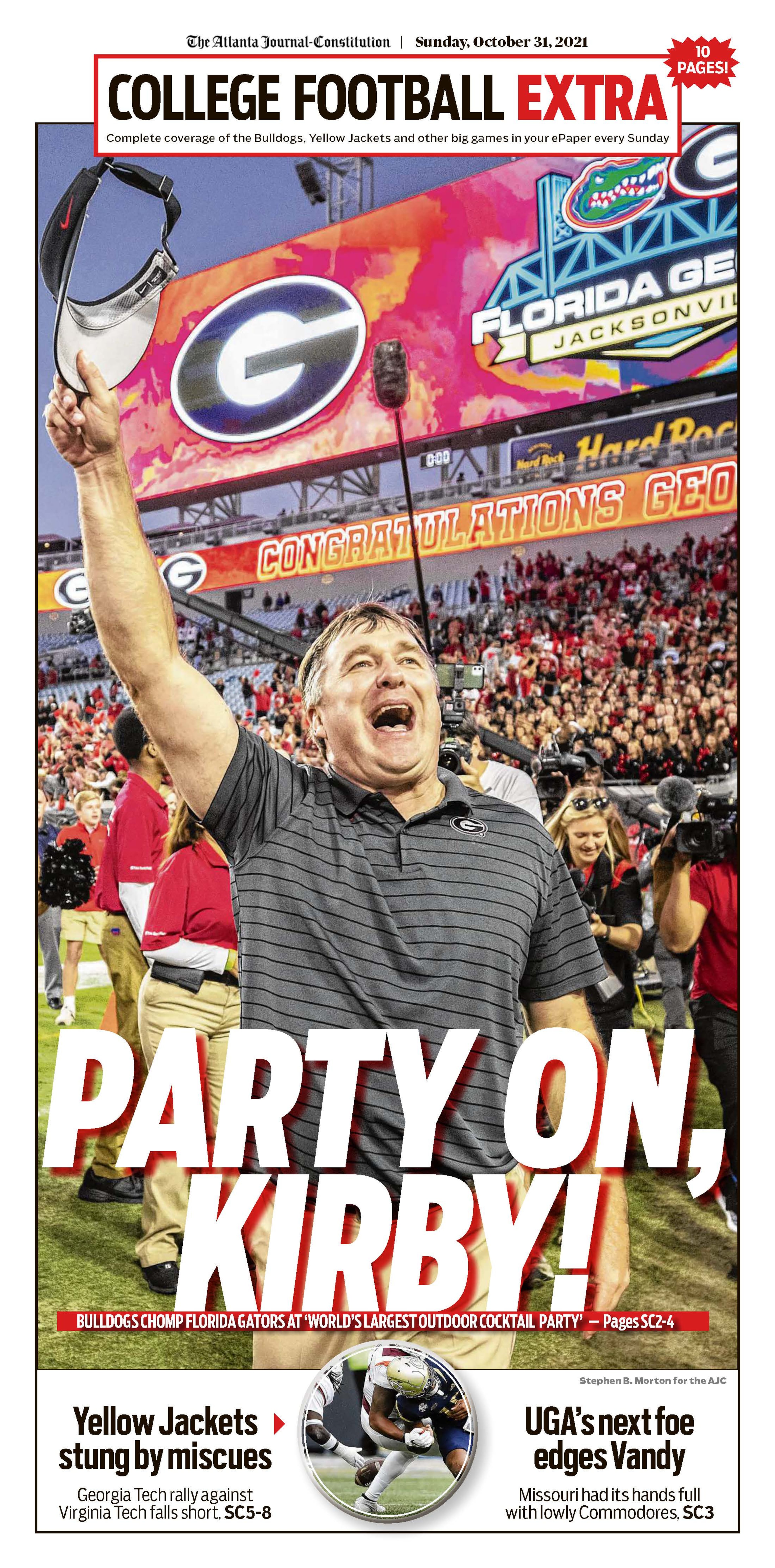 AJC College Football Extra in The Atlanta Journal-Constitution Oct 31 2021