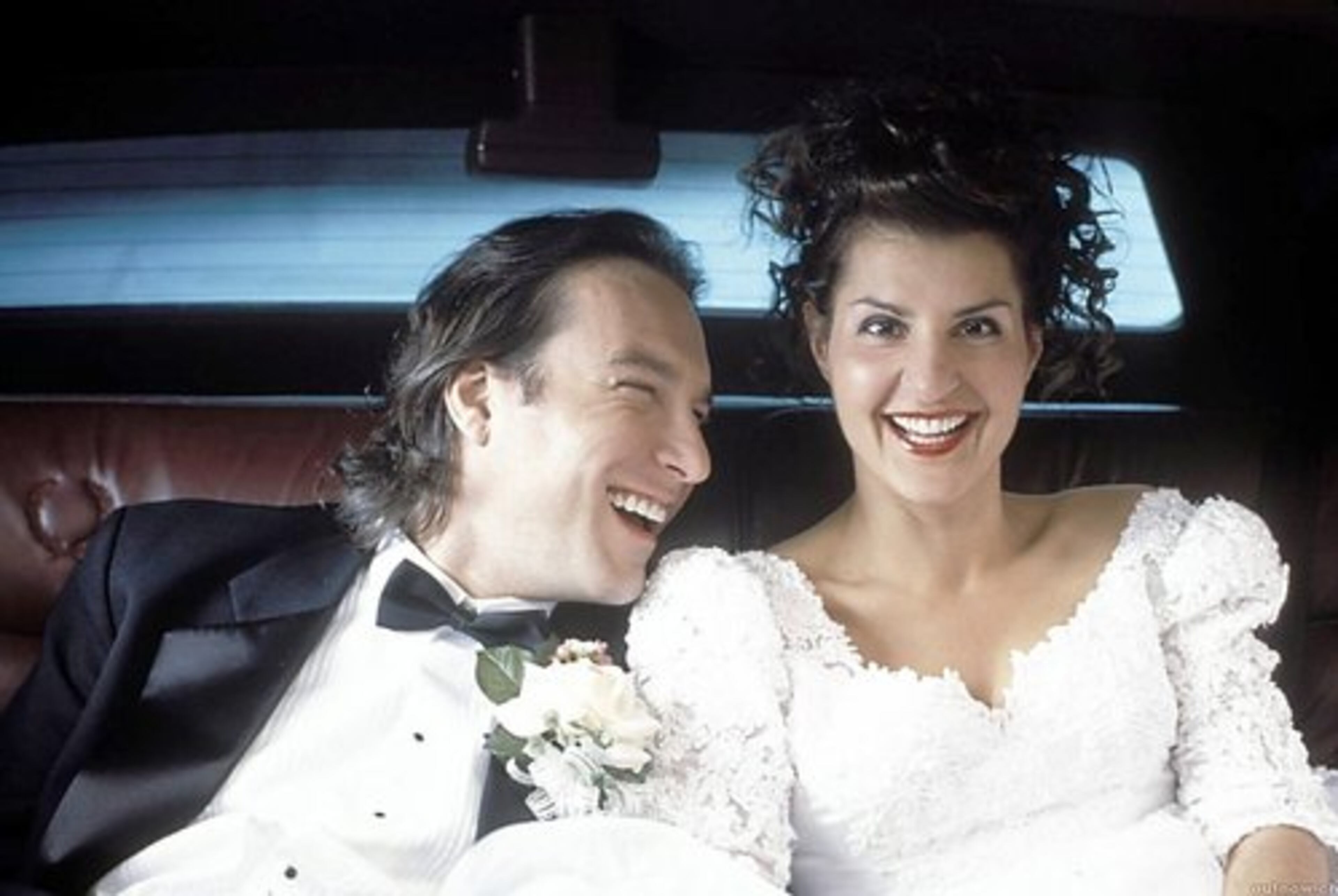 "My Big Fat Greek Wedding": Women relate because the heroine has image issues; guys identify with being thrown into a difficult family.