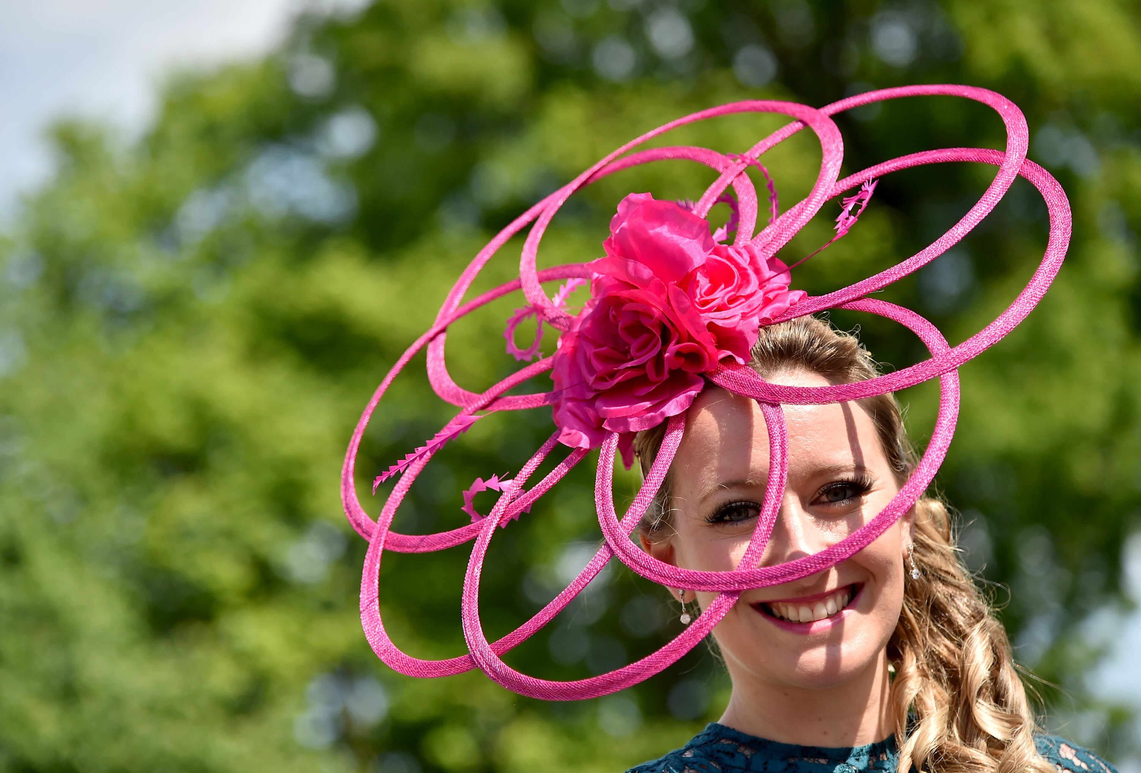 LOUISVILLE, KY - MAY 07: Derby attendee poses during the 142nd Kentucky Derby at Churchill Downs on May 07, 2016 in Louisville, Kentucky. (Photo by Mike Coppola/Getty Images for Churchill Downs)