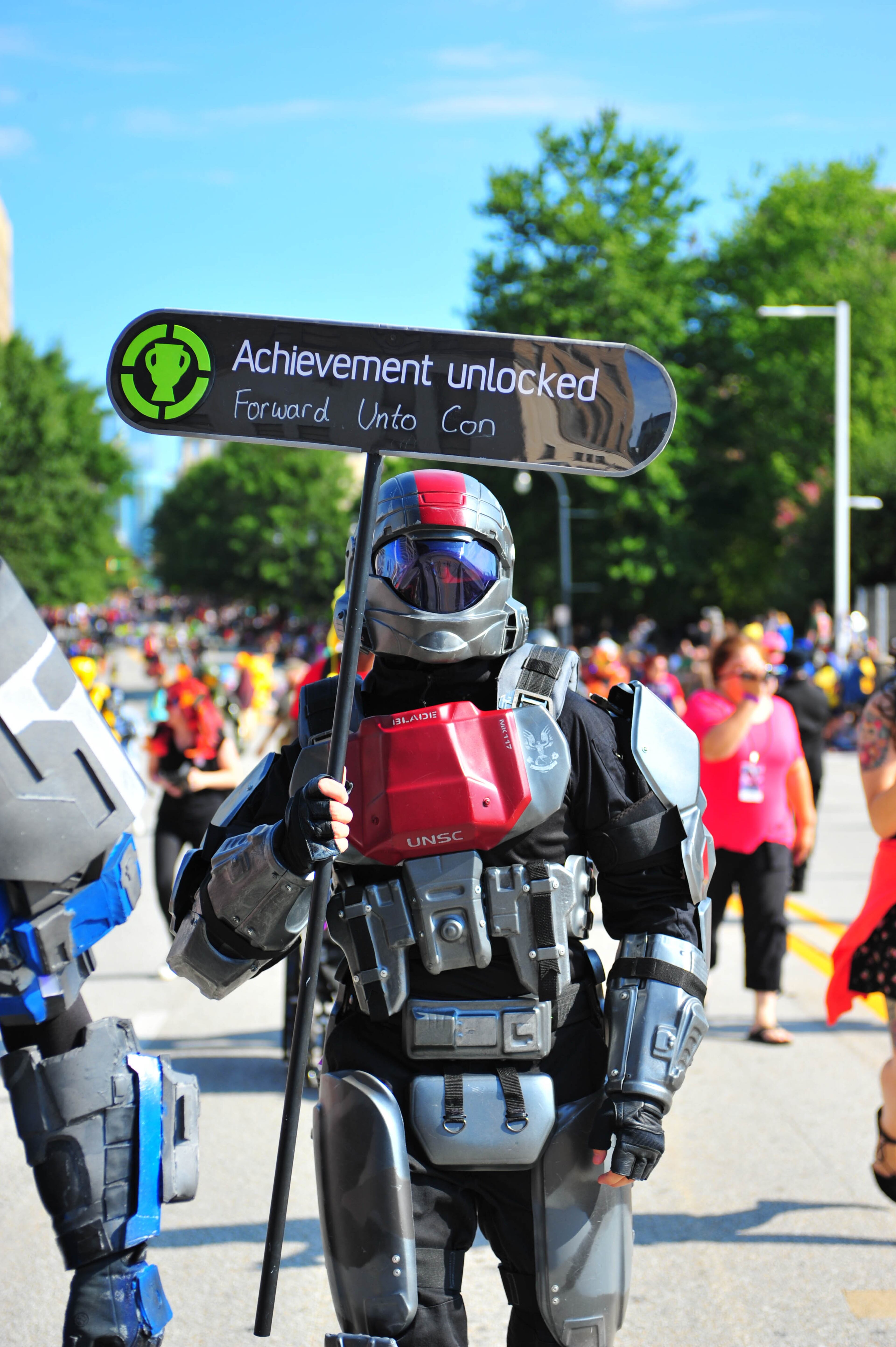 The Dragon Con parade on Peachtree Street in Atlanta, on Saturday September 3, 2016. (Credit: Dragon Con Photography)