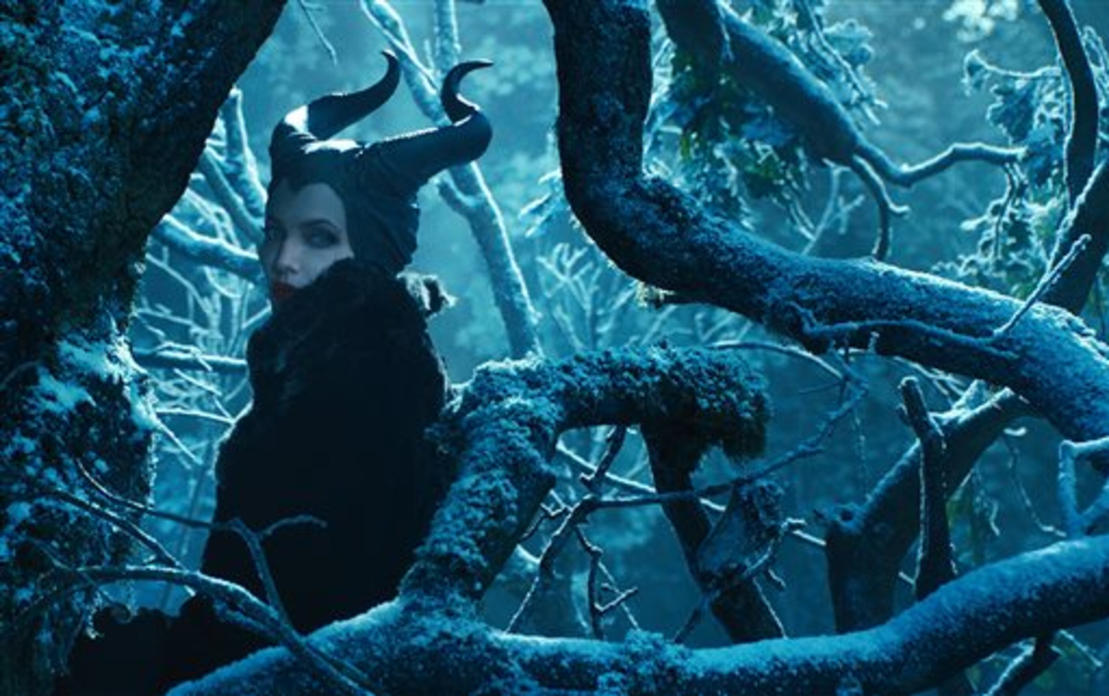 This image released by Disney shows Angelina Jolie in a scene from "Maleficent," expected for nationwide release on May 30. (AP Photo/Disney)