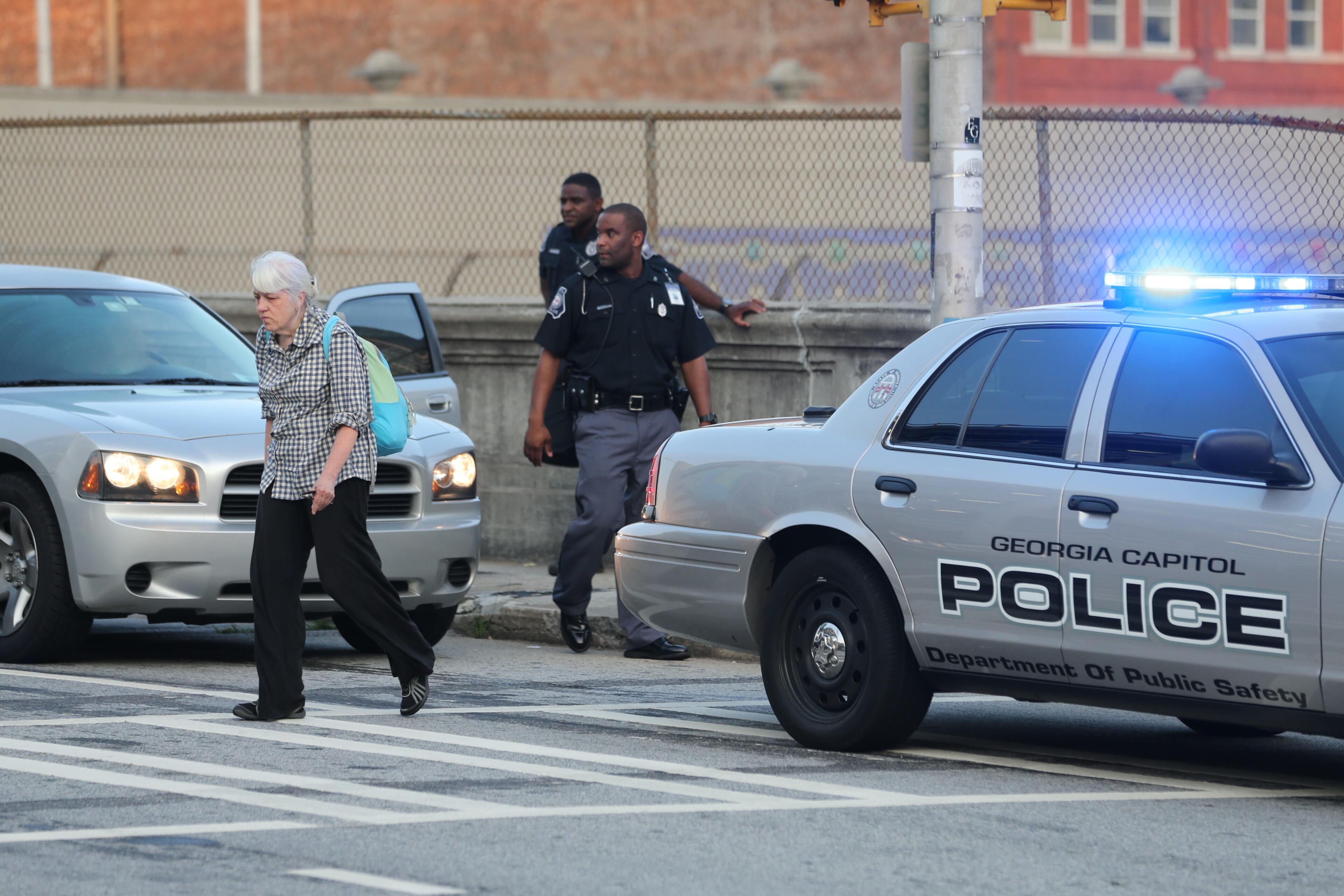 There was heavy police activity in the area of Underground Atlanta at daybreak Tuesday as officers investigated an apparent bomb threat. Police responded to a bomb threat call in the 100 block of Alabama Street around 4:30 am., according to police dispatch logs. JOHN SPINK/JSPINK@AJC.COM