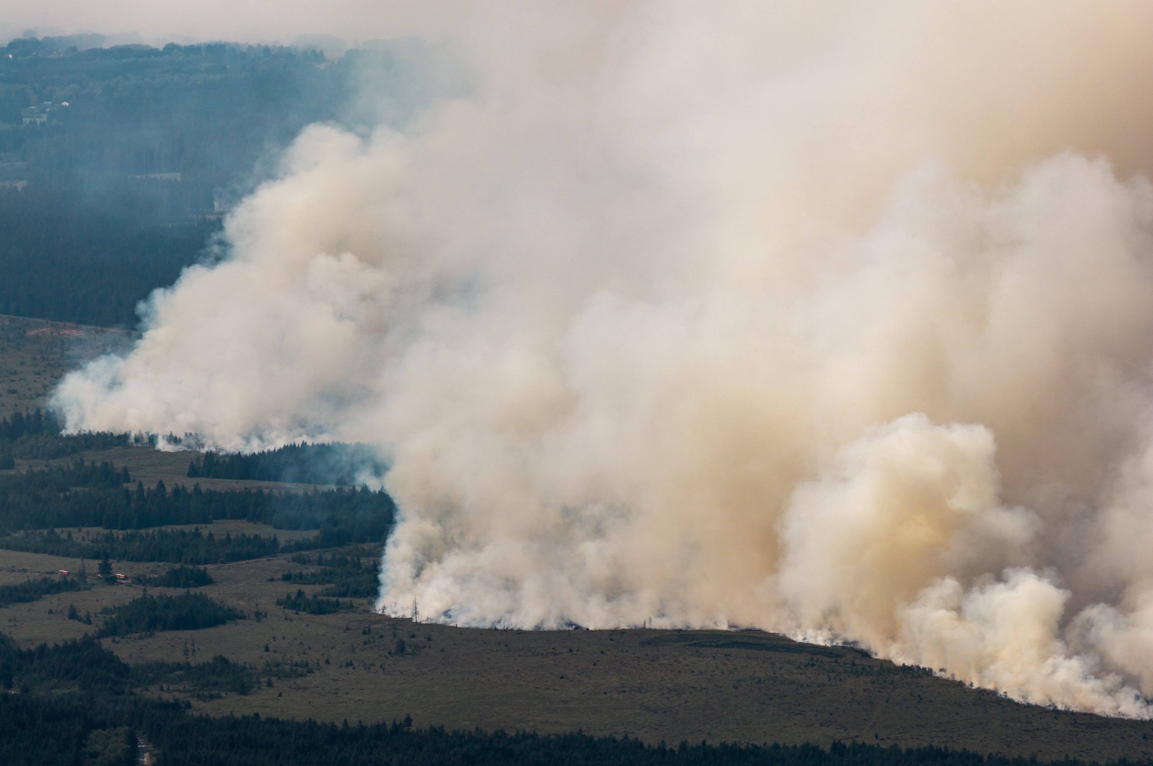 Germany Belgium Europe Wildfires