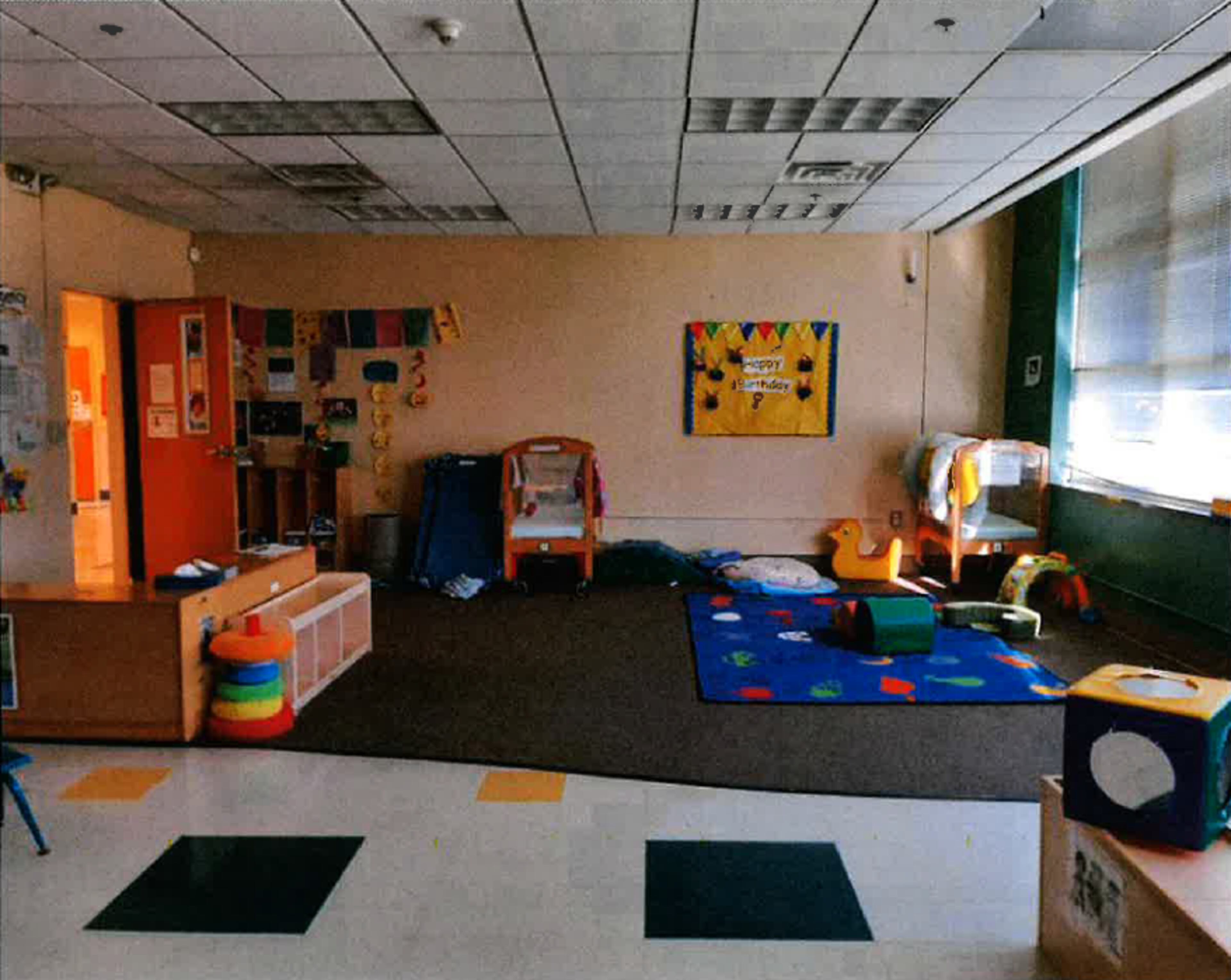 Easterseals Child Development Center-Sylvan was fined $499 after Ocean Carter's death in this room. Records show the daycare was cited again in 2023, 2025 and 2026 for serious supervision or discipline lapses. (Courtesy of the Department of Early Care and Learning)