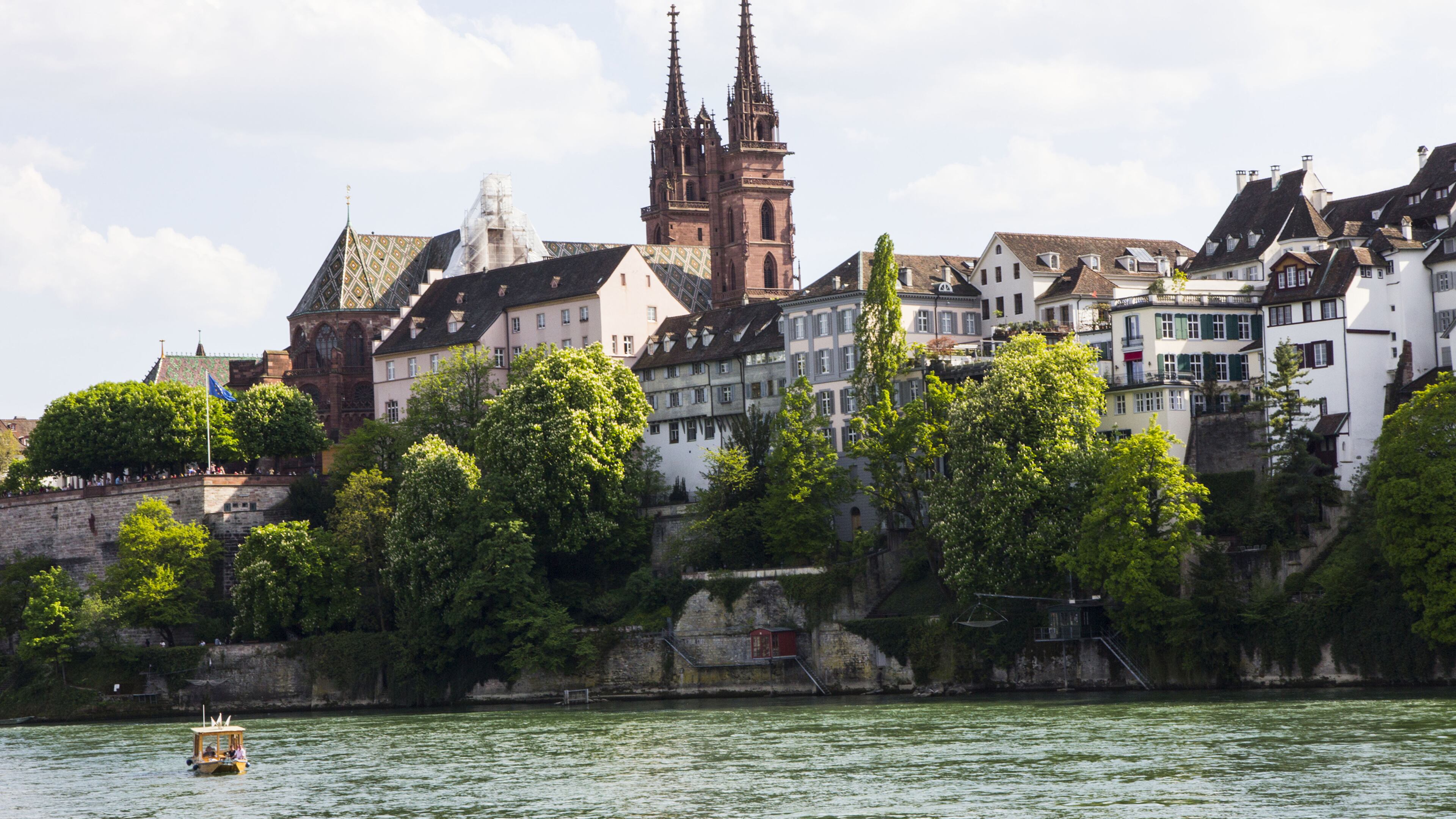 Old Town Basel, viewed from across the Rhine in Kleinbasel, Switzerland. (Dave G. Houser/TNS)