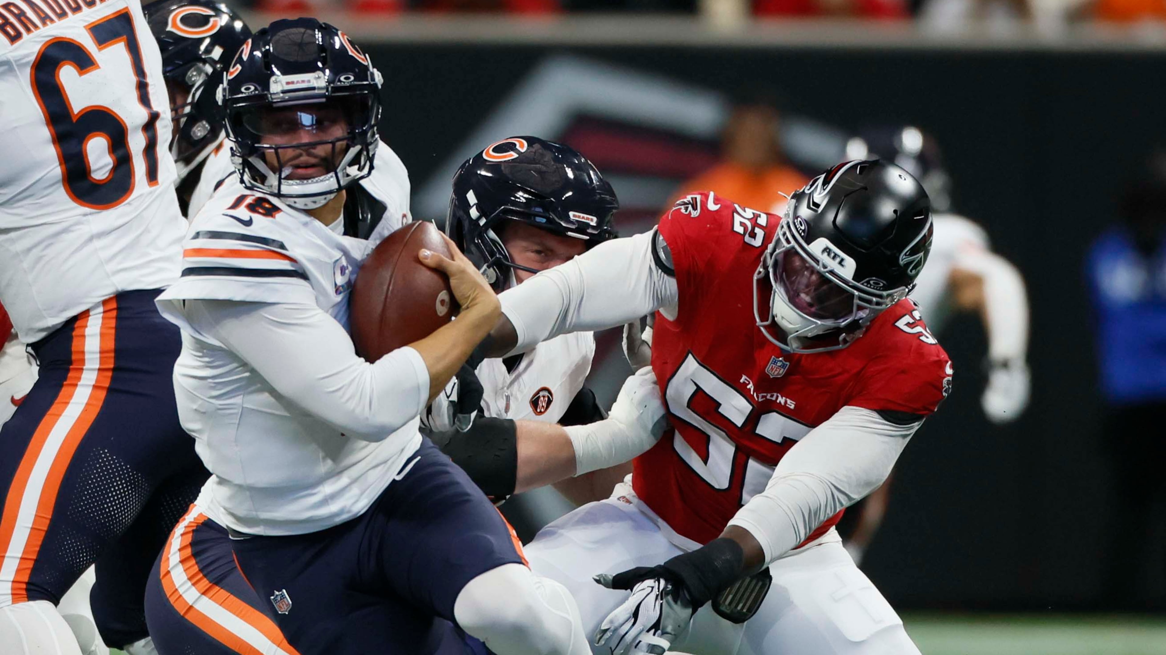 Follow along as the Atlanta Falcons take on the Chicago Bears