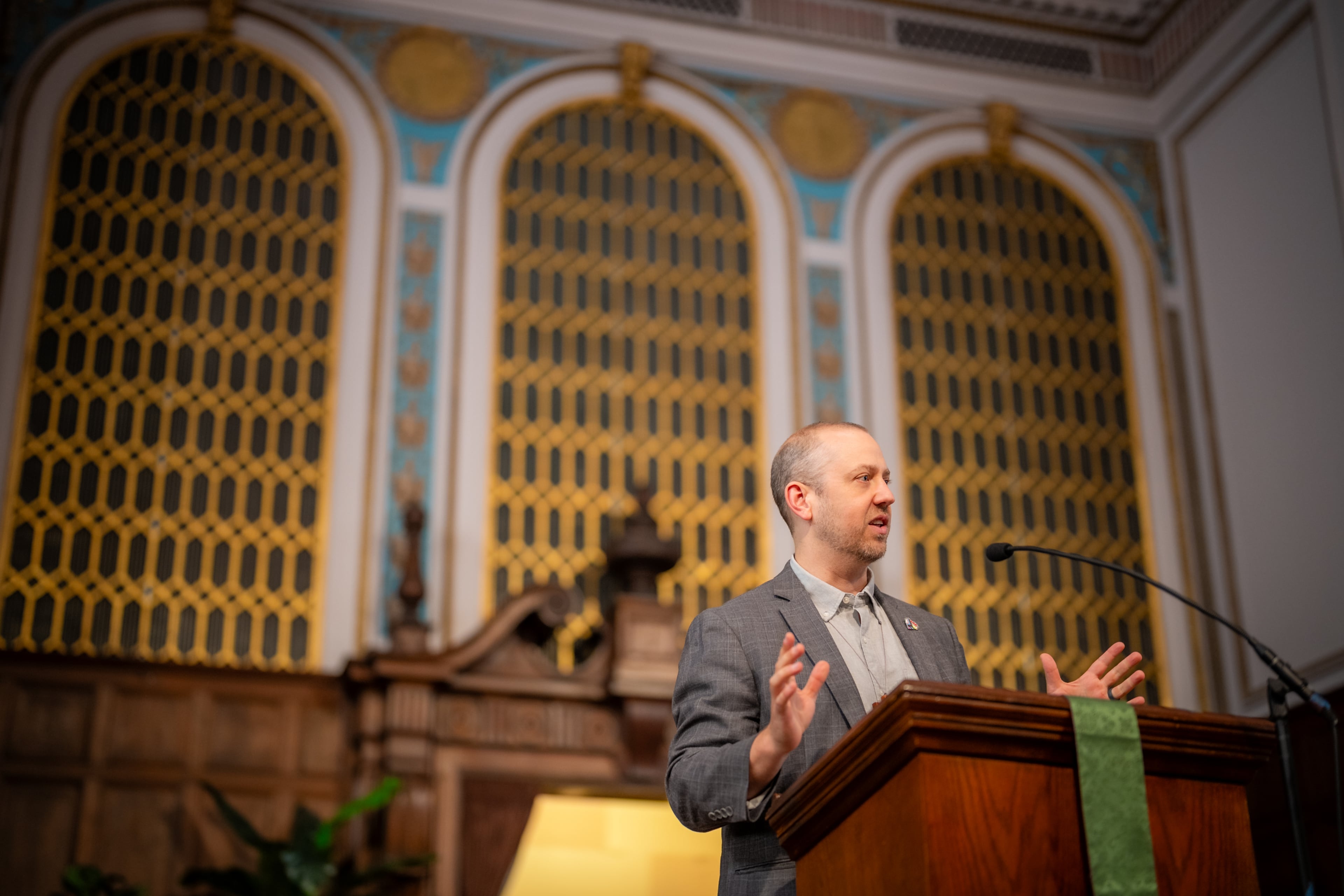 Rev. Colin Holtz, pastor of the Church at Ponce and Highland, was one of several people who came together to find a new home for a Jamaican man who was being deported. (Matthew Demarko photo)