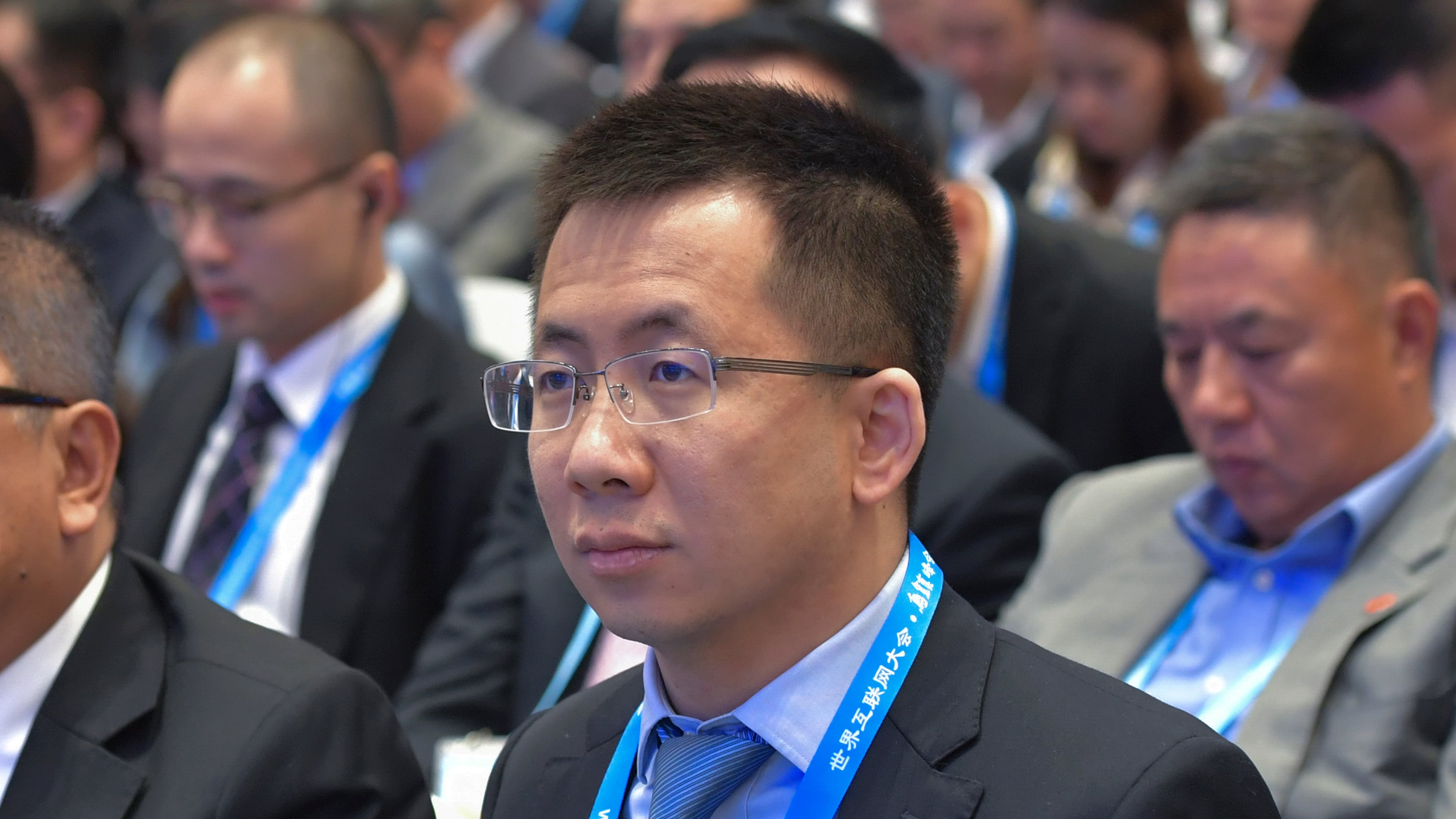 Zhang Yiming, founder of ByteDance attends the opening ceremony of the 5th World Internet Conference in Wuzhen in east China's Zhejiang province on Nov. 7, 2018. (Chinatopix Via AP)