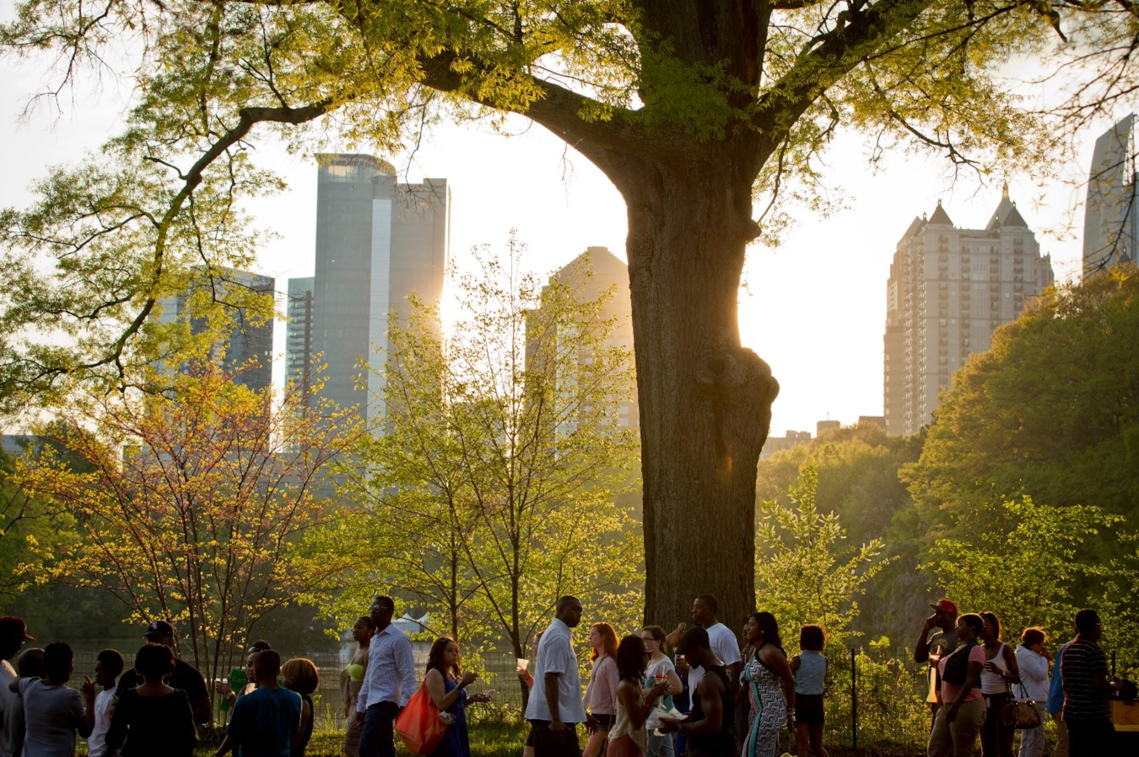 The Dogwood Festival draws an estimated 200,000 people to Piedmont Park each April. (Courtesy of Atlanta Dogwood Festival 2023)